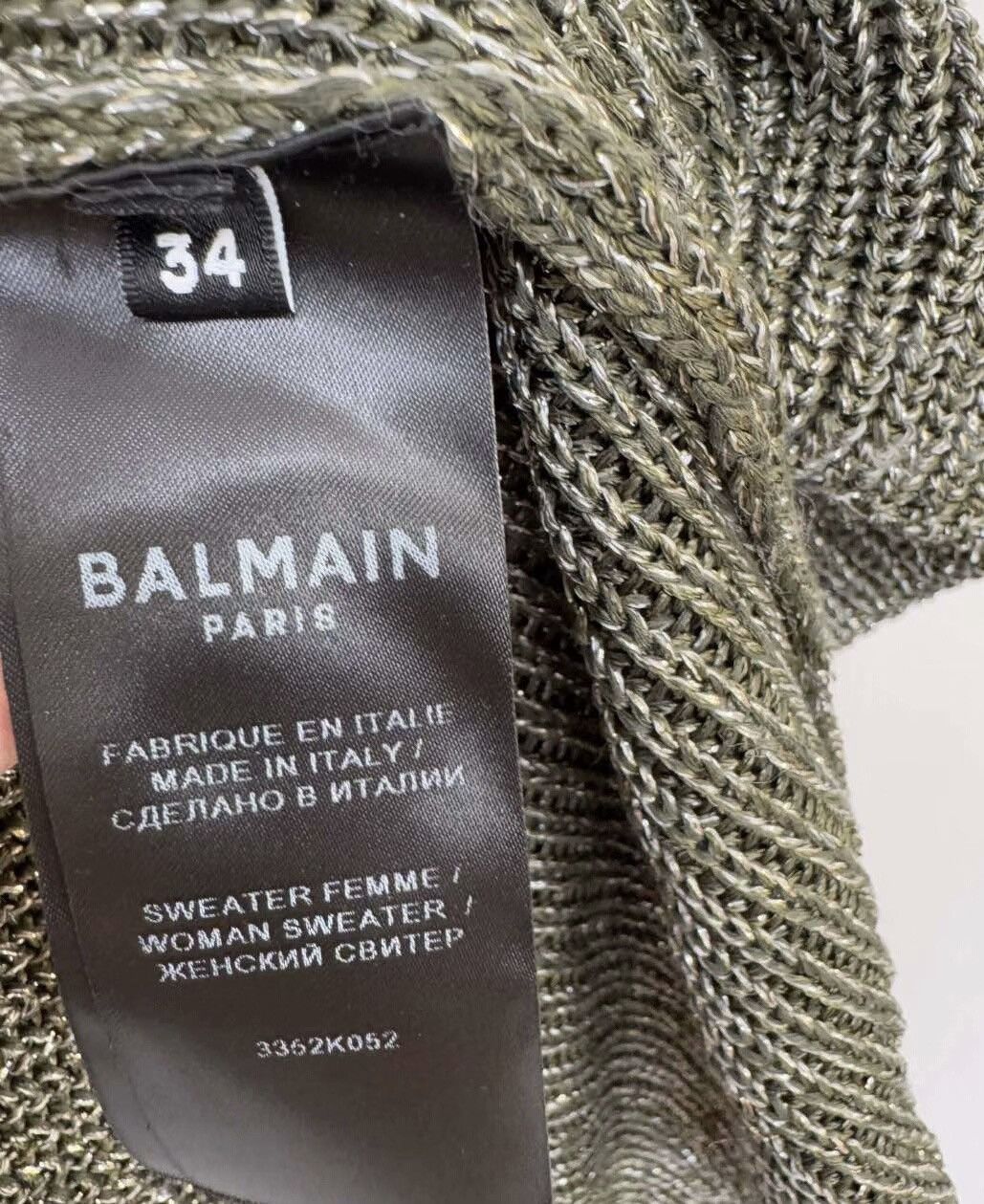 Balmain Balmain knitted sweater Size XS / US 0-2 / IT 36-38 - 7 Thumbnail
