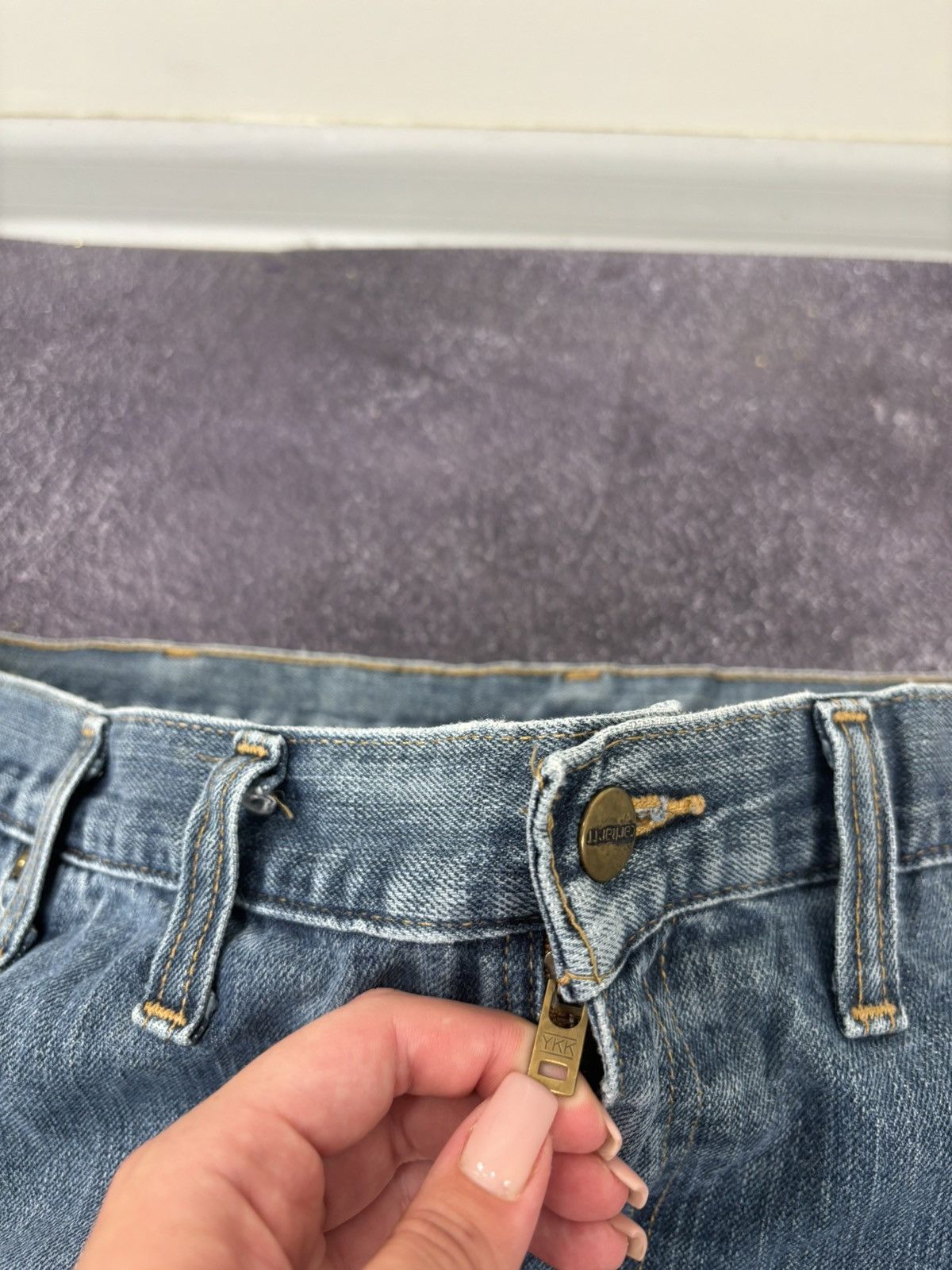 Carhartt Vintage Carhartt Y2K Work USA Hype Denim Baggy Jeans Size US 44 / EU 60 - 14 Thumbnail