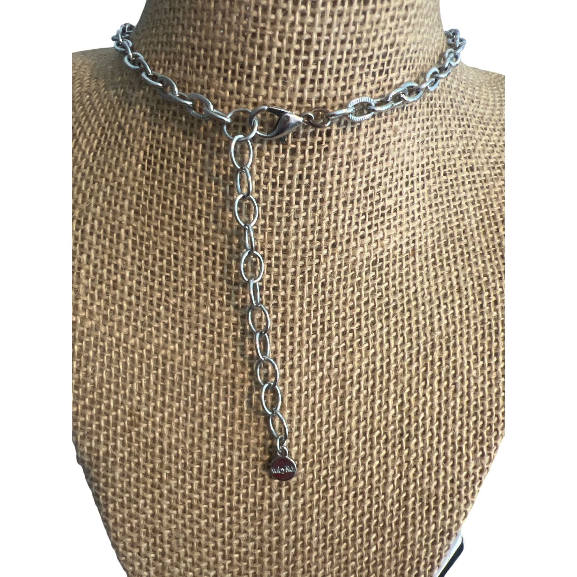 Other Ruby Rd. Faux Turquoise Beaded Necklace Southwestern Silver Size ONE SIZE - 4 Thumbnail
