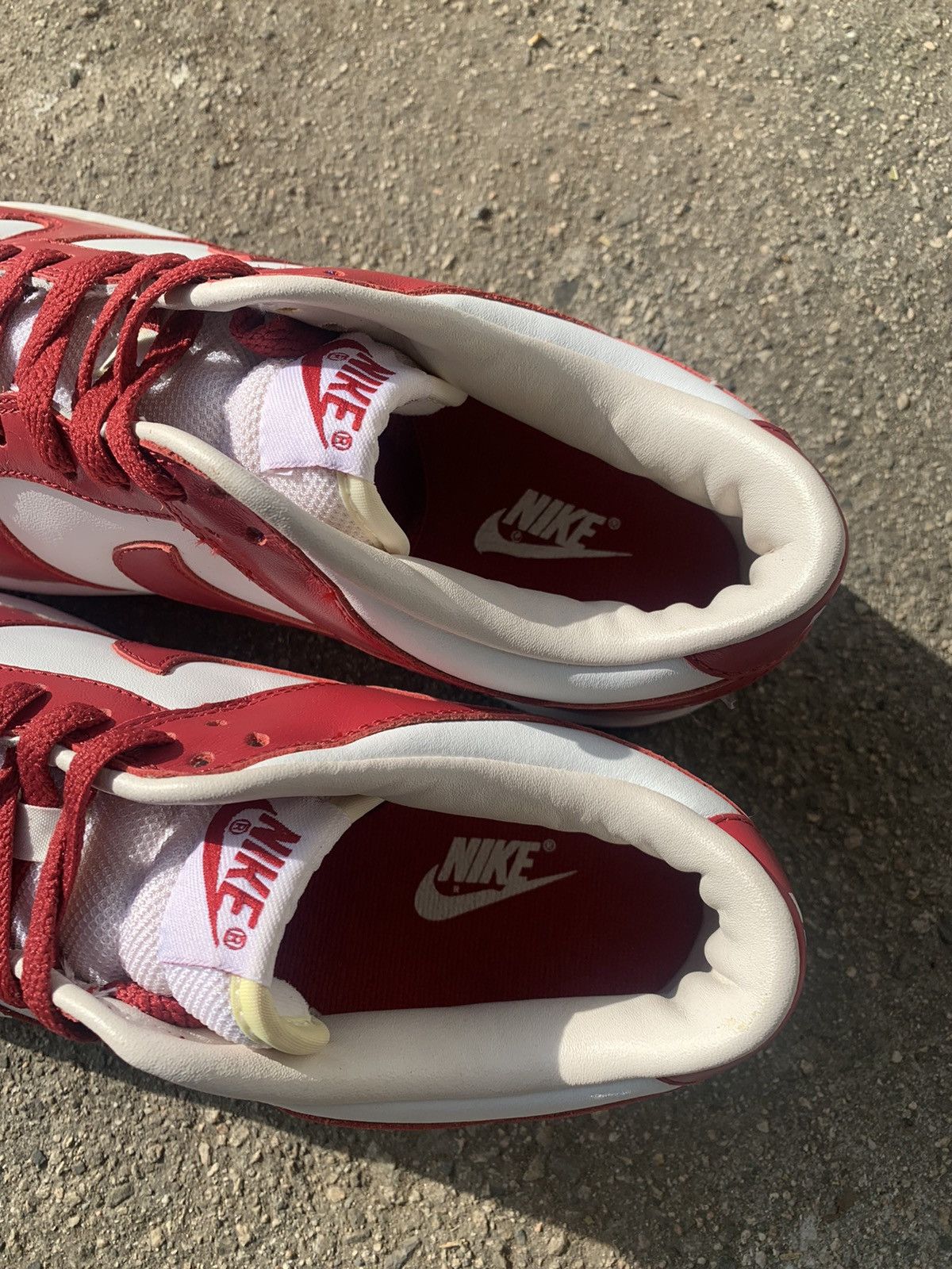 Nike NEW 2004 Vintage Nike Dunk Low St Johns OG Varsity Red Size US 8.5 / EU 41-42 - 4 Thumbnail