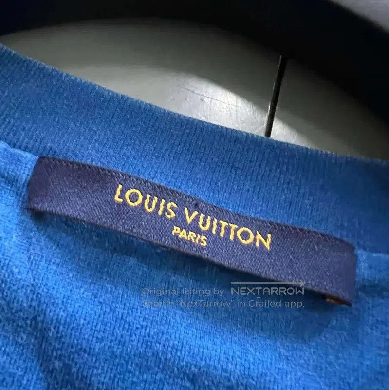 Louis Vuitton Louis Vuitton Blue Summer Cotton T-Shirt . Size US S / EU 44-46 / 1 - 2 Thumbnail