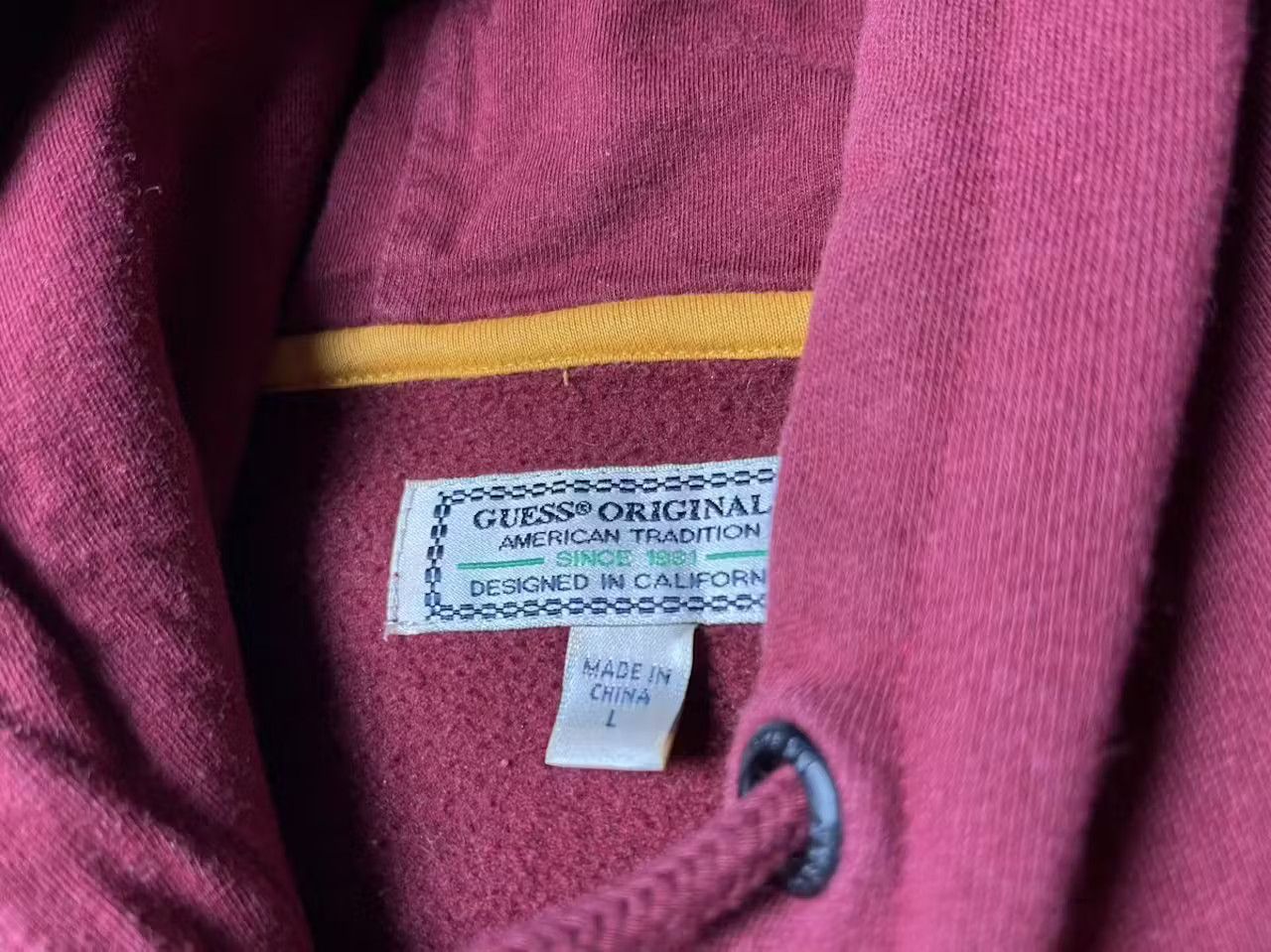 Guess Guess hoodie embroidered logo size Large Size US L / EU 52-54 / 3 - 3 Thumbnail