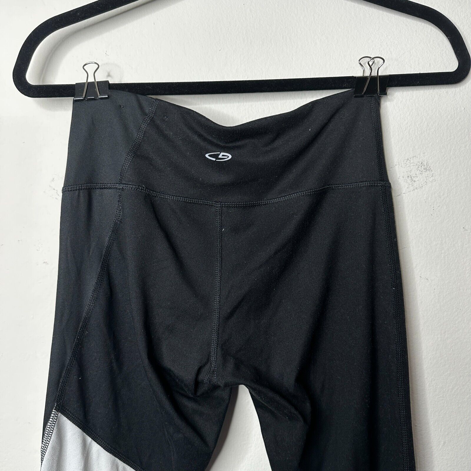 Champion Champion Duo dry+ Black White Leggings Mid Rise Yoga Pant S Size 27" / US 4 / IT 40 - 4 Thumbnail