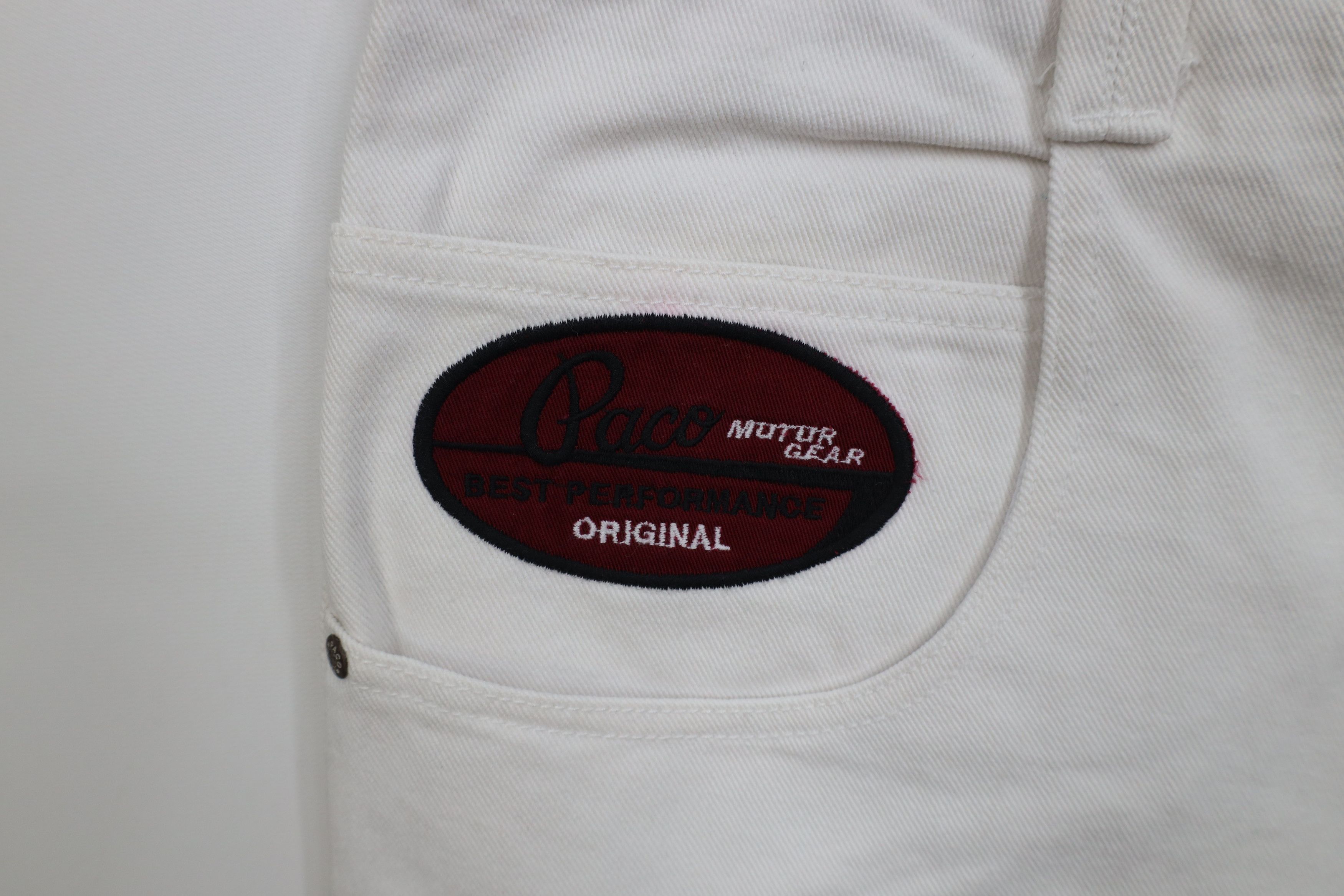 Vintage Deadstock Vintage 90s Paco Sports Baggy Racing Denim Shorts Size US 40 / EU 56 - 7 Thumbnail