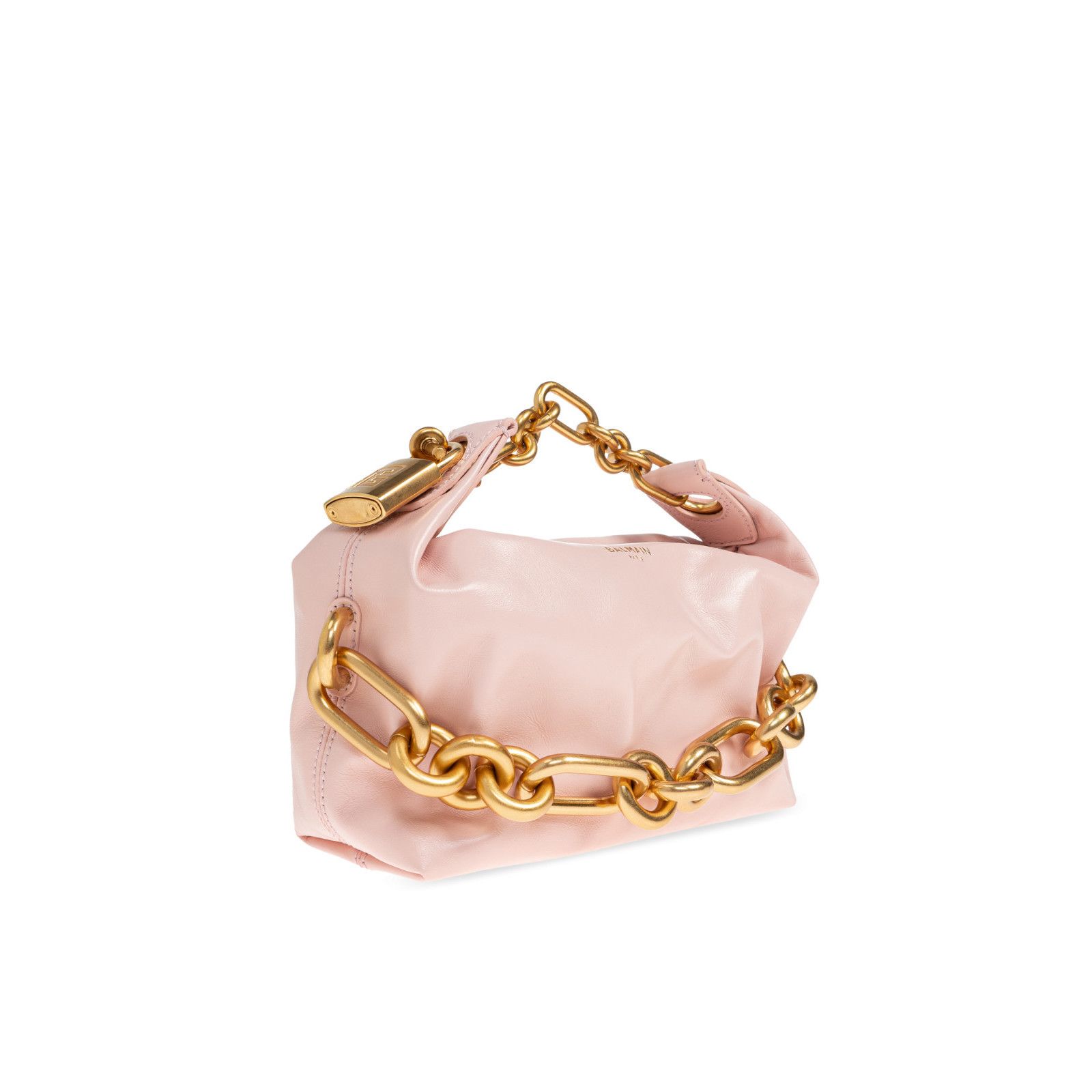 Balmain BALMAIN Sync Mini $1995 Pink Leather Top Handle Bag New & Au Size ONE SIZE - 3 Thumbnail