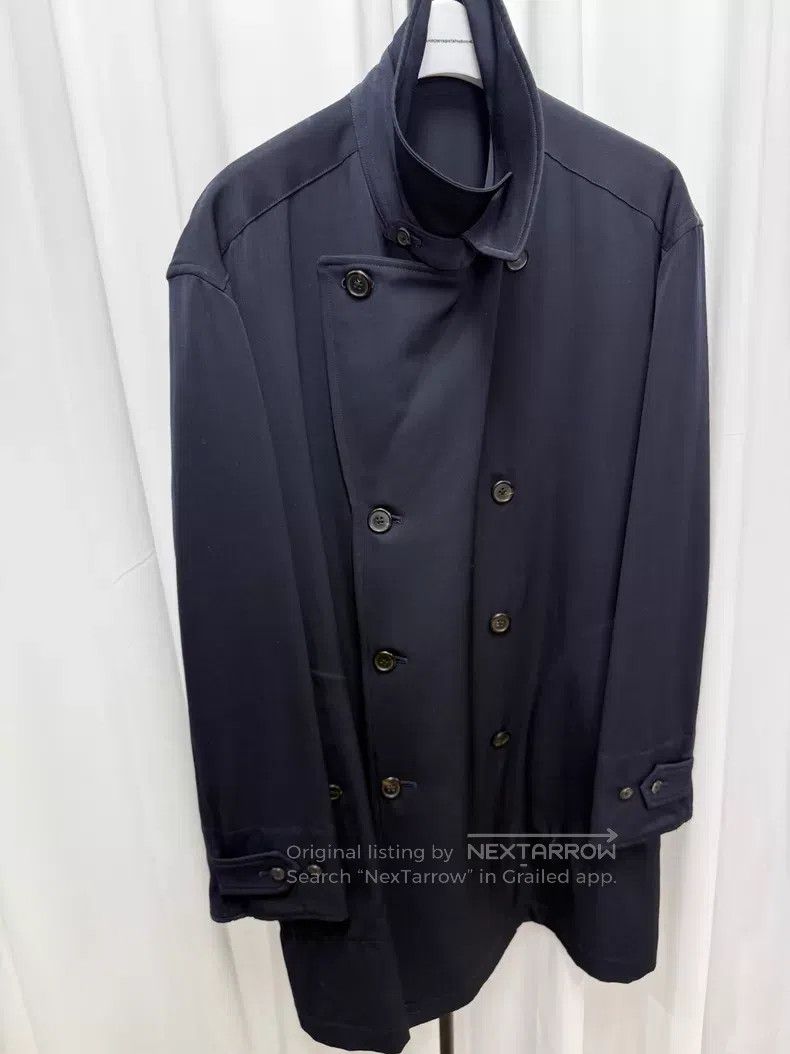 Other Yohji Yamamoto Wool NAVY double-breasted coat Size US M / EU 48-50 / 2 - 4 Thumbnail