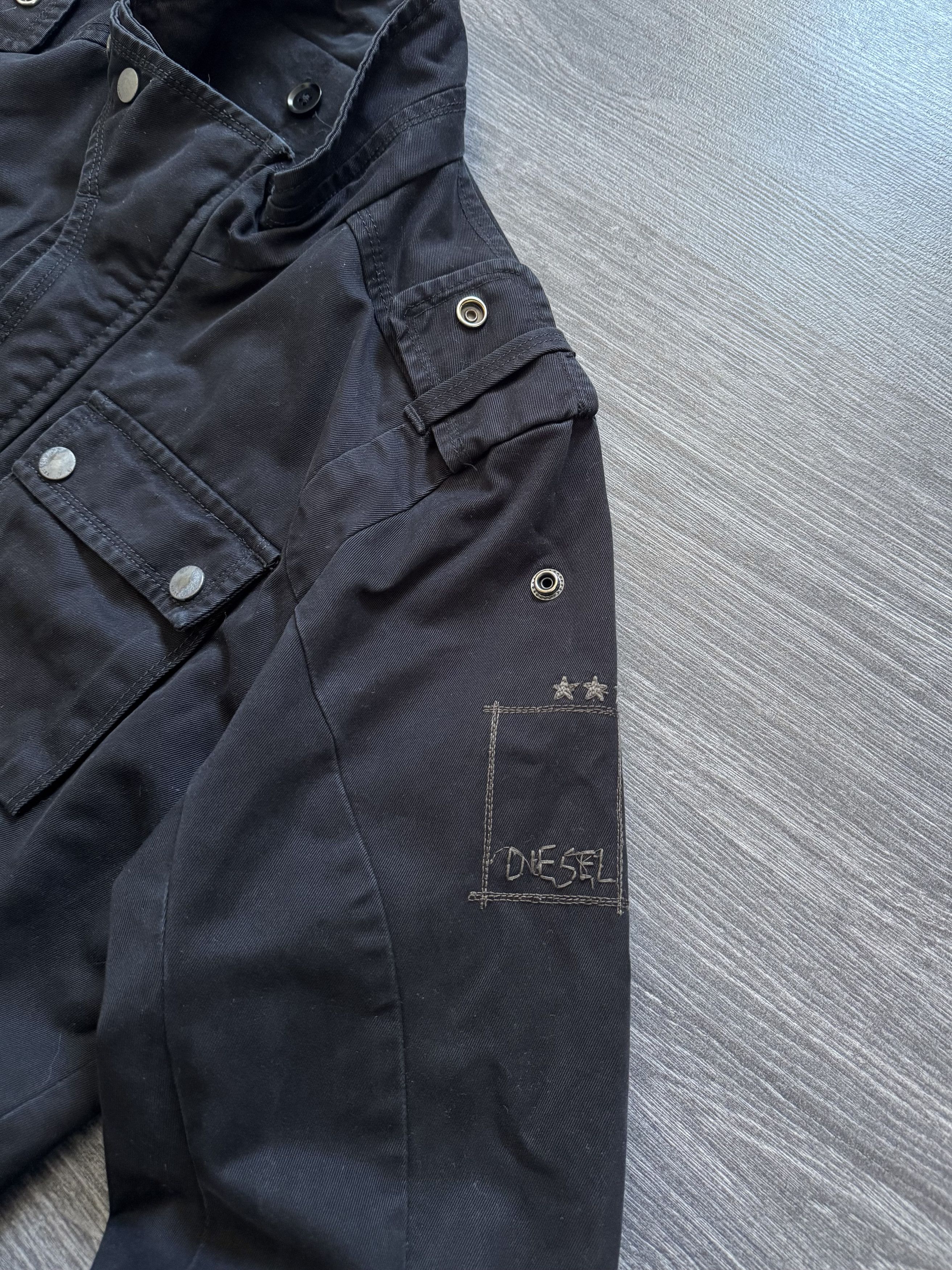Diesel Vintage Diesel Multi Pocket Field Jacket Utility Cargo Size US M / EU 48-50 / 2 - 6 Thumbnail