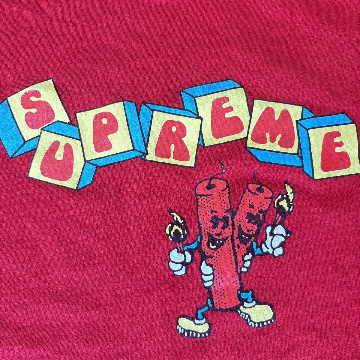 Supreme Supreme Dynamite Tee Red Size US L / EU 52-54 / 3 - 3 Thumbnail