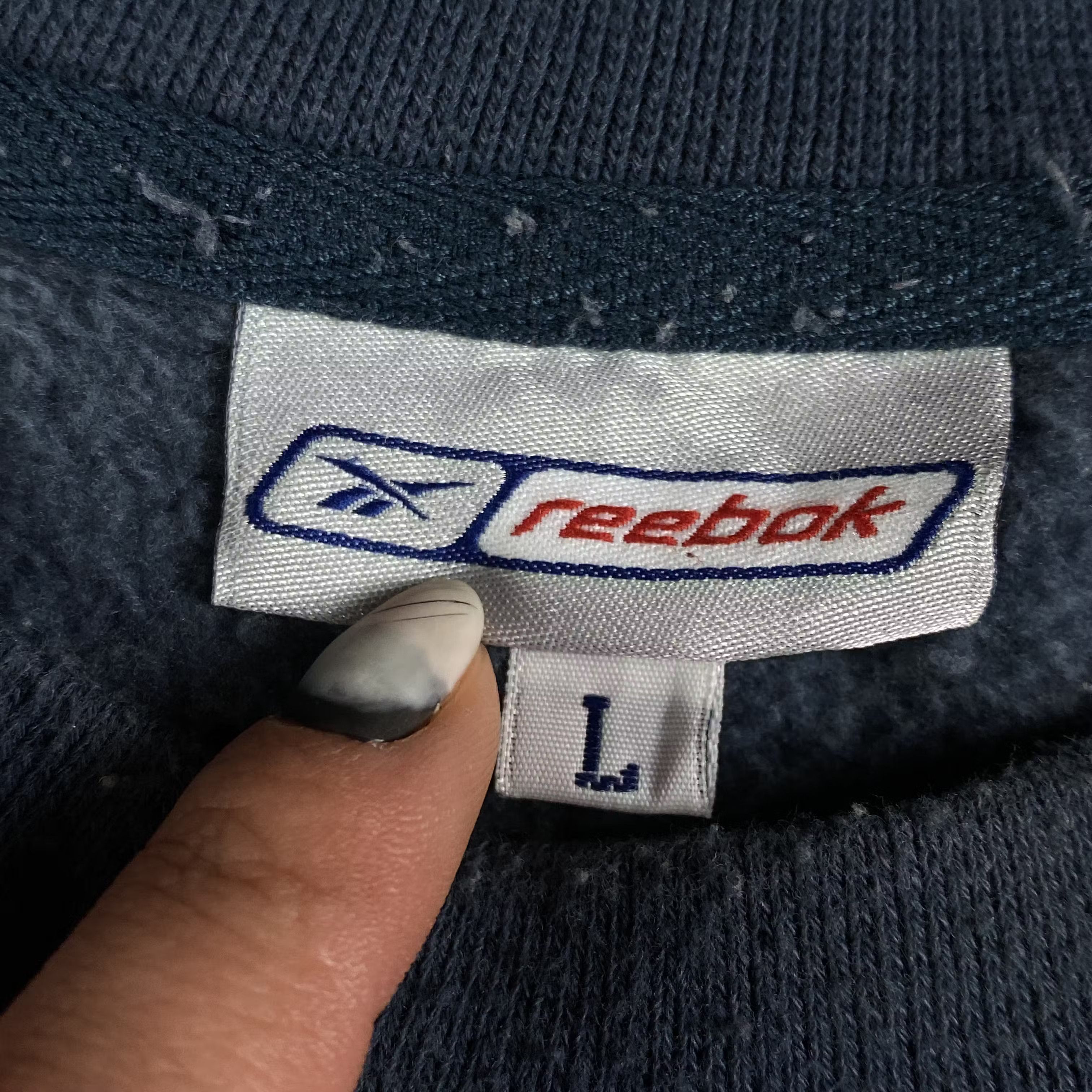 Reebok × Vintage Mens Sweatshirt Reebok Vintage Big Logo Size L Size US L / EU 52-54 / 3 - 8 Thumbnail