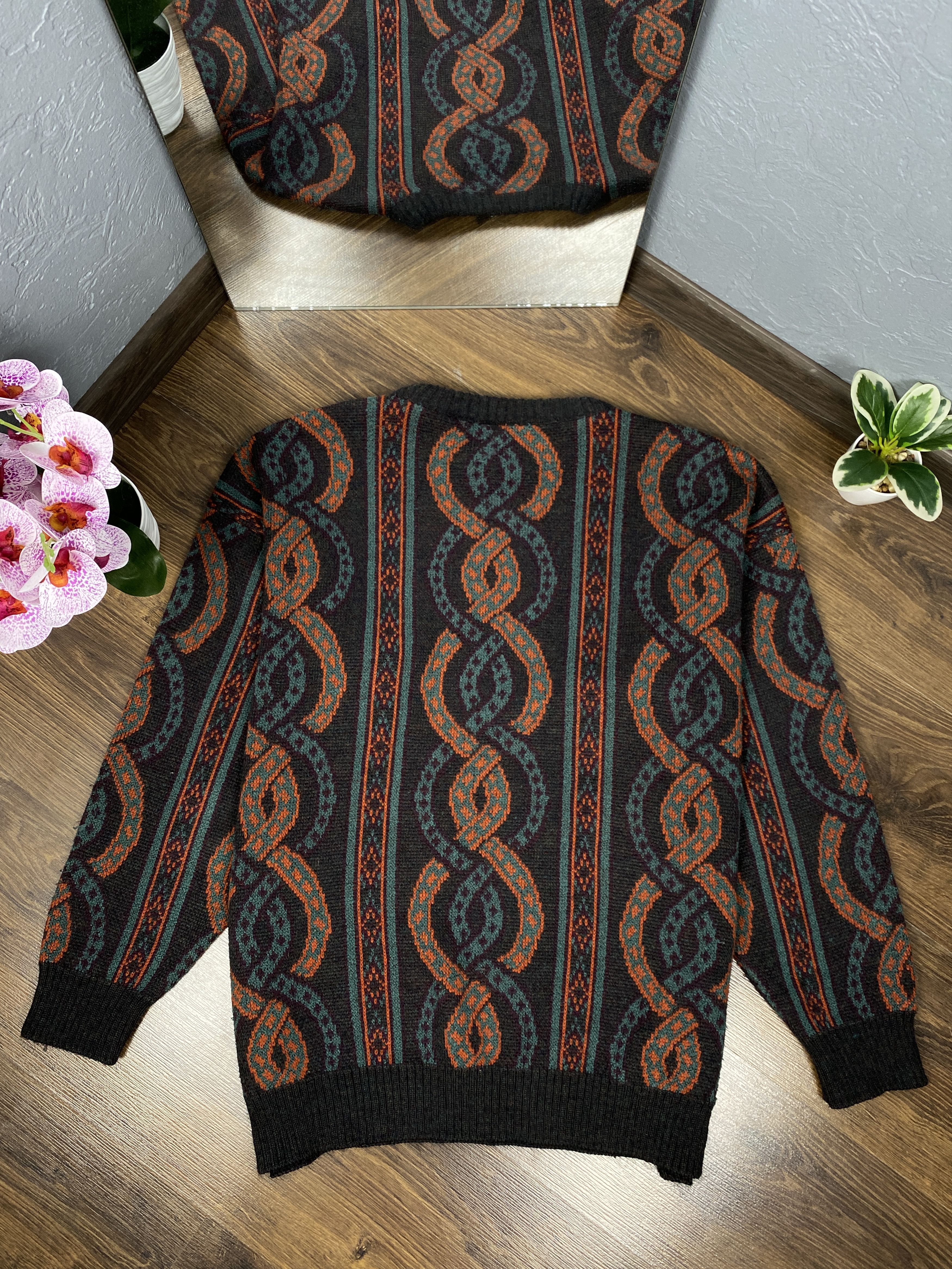 Vintage Vintage knit grandpa sweater Coogi style Size US L / EU 52-54 / 3 - 6 Thumbnail