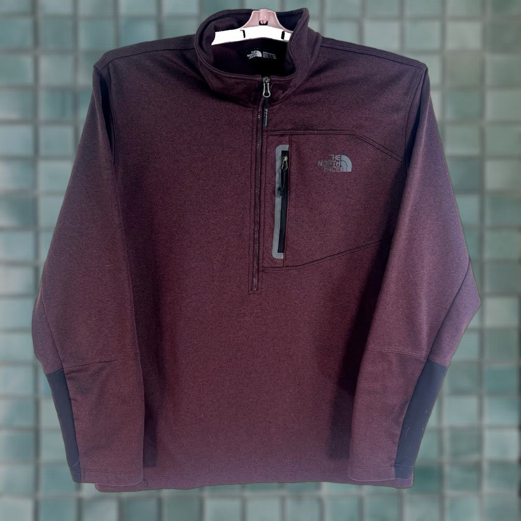 The North Face The North Face Sweatshirt 1/2 Zip XL Purple Mens Size US XL / EU 56 / 4 - 1 Thumbnail
