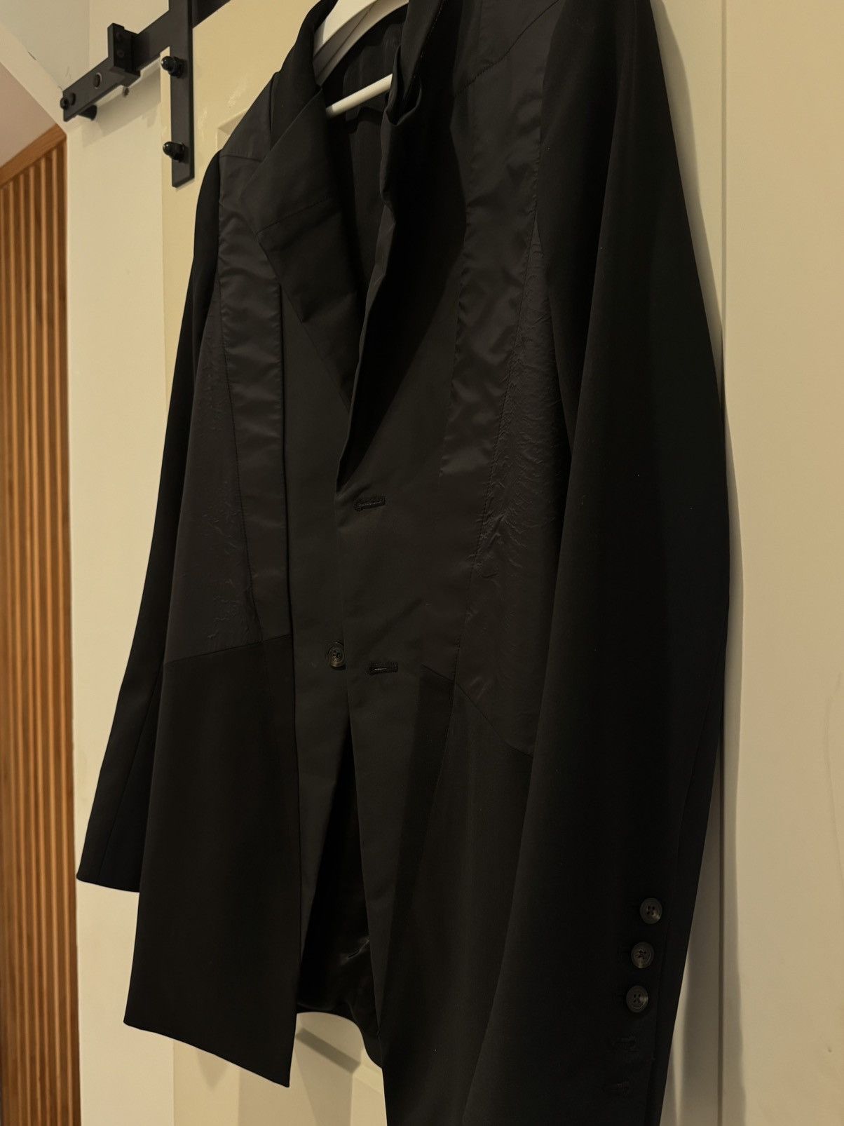 Rick Owens Rick Owens FW18 “Sisyphus” Hybrid Panel Blazer Size 40R - 3 Thumbnail