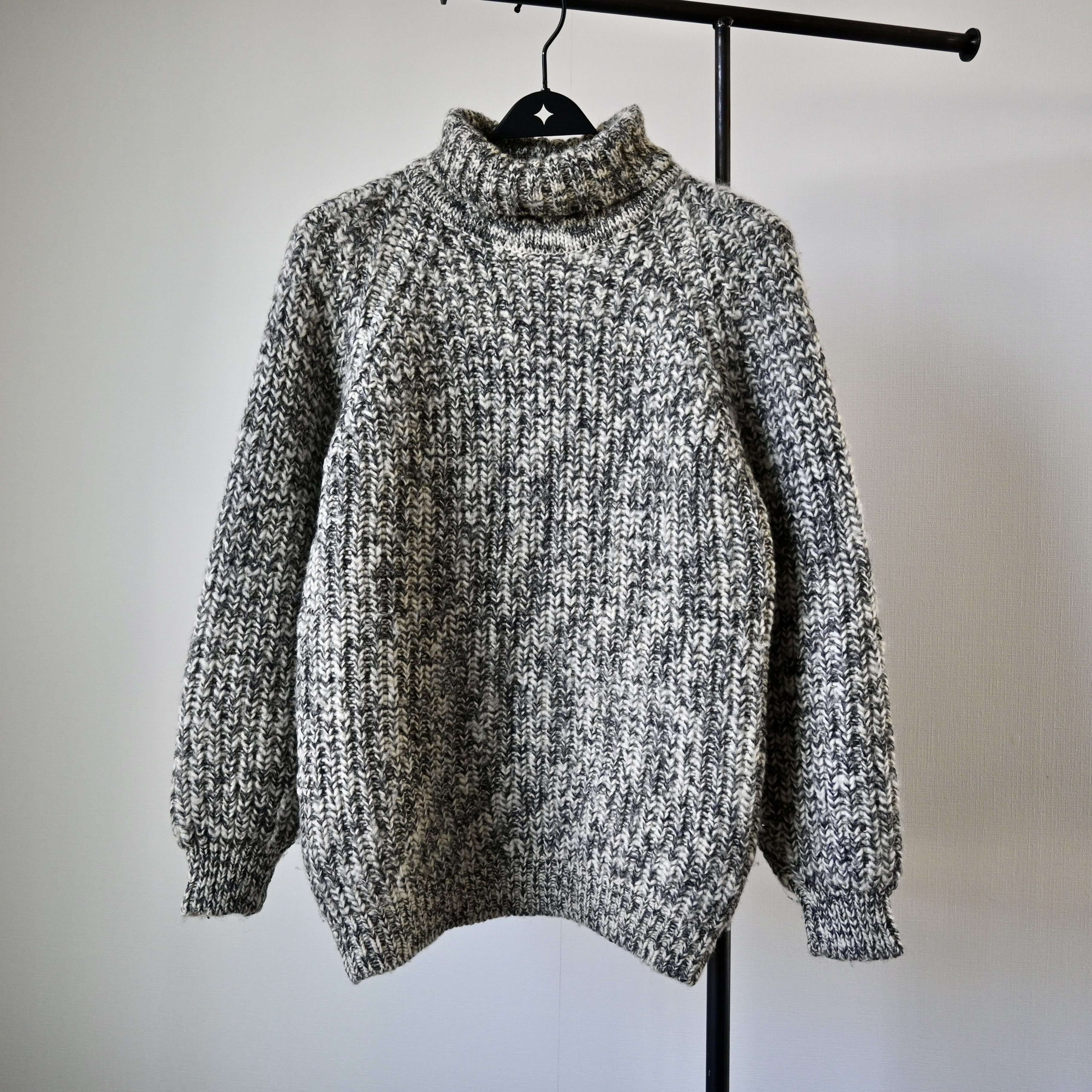 Vintage Vtg MOTHERS S.P.C. marled chunky knit sweater, made in UK Size S / US 4 / IT 40 - 2 Thumbnail