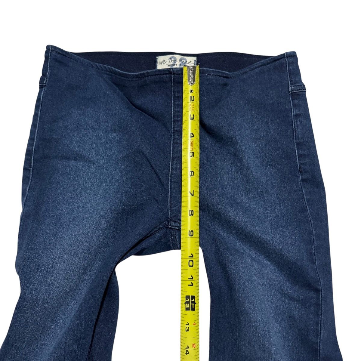 Free People Free People Flare Penny Pull On Elastic Waist Jeans 30x33 Size 30" / US 8 / IT 44 - 7 Thumbnail