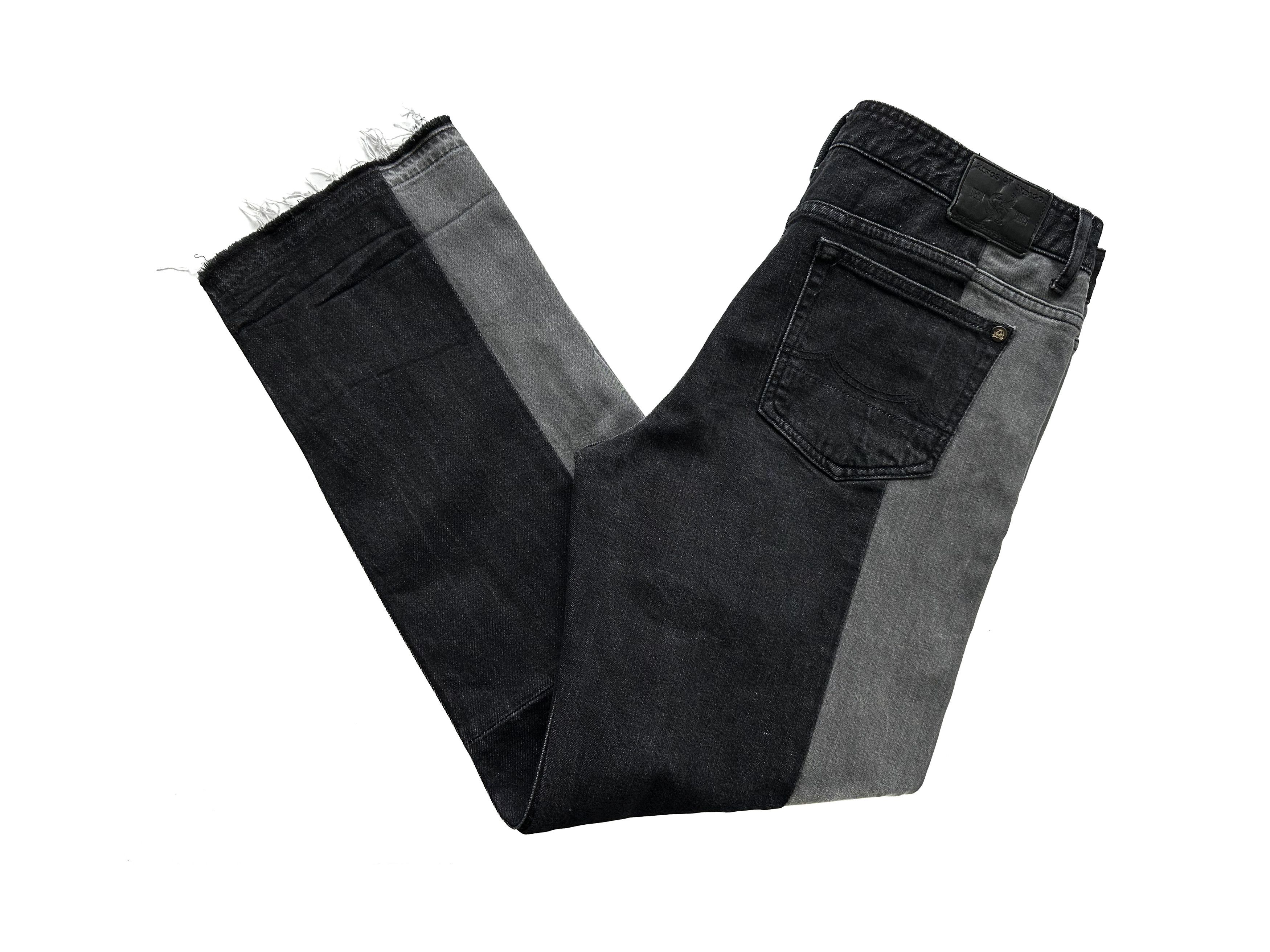 Kings Of Indigo Kings Of Denim pachwork wide fit denim pants Size US 33 - 1 Thumbnail