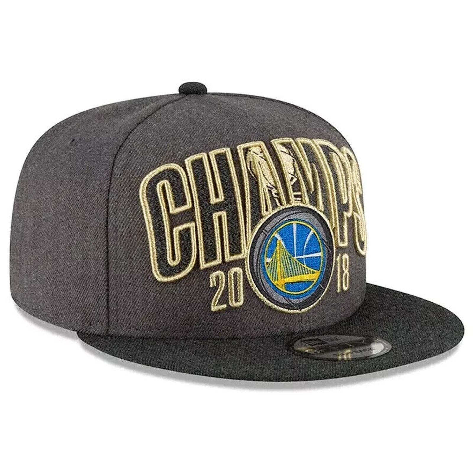 New Era Golden State Warriors Mens New Era 2018 NBA Finals Champ Hat Size ONE SIZE - 3 Thumbnail