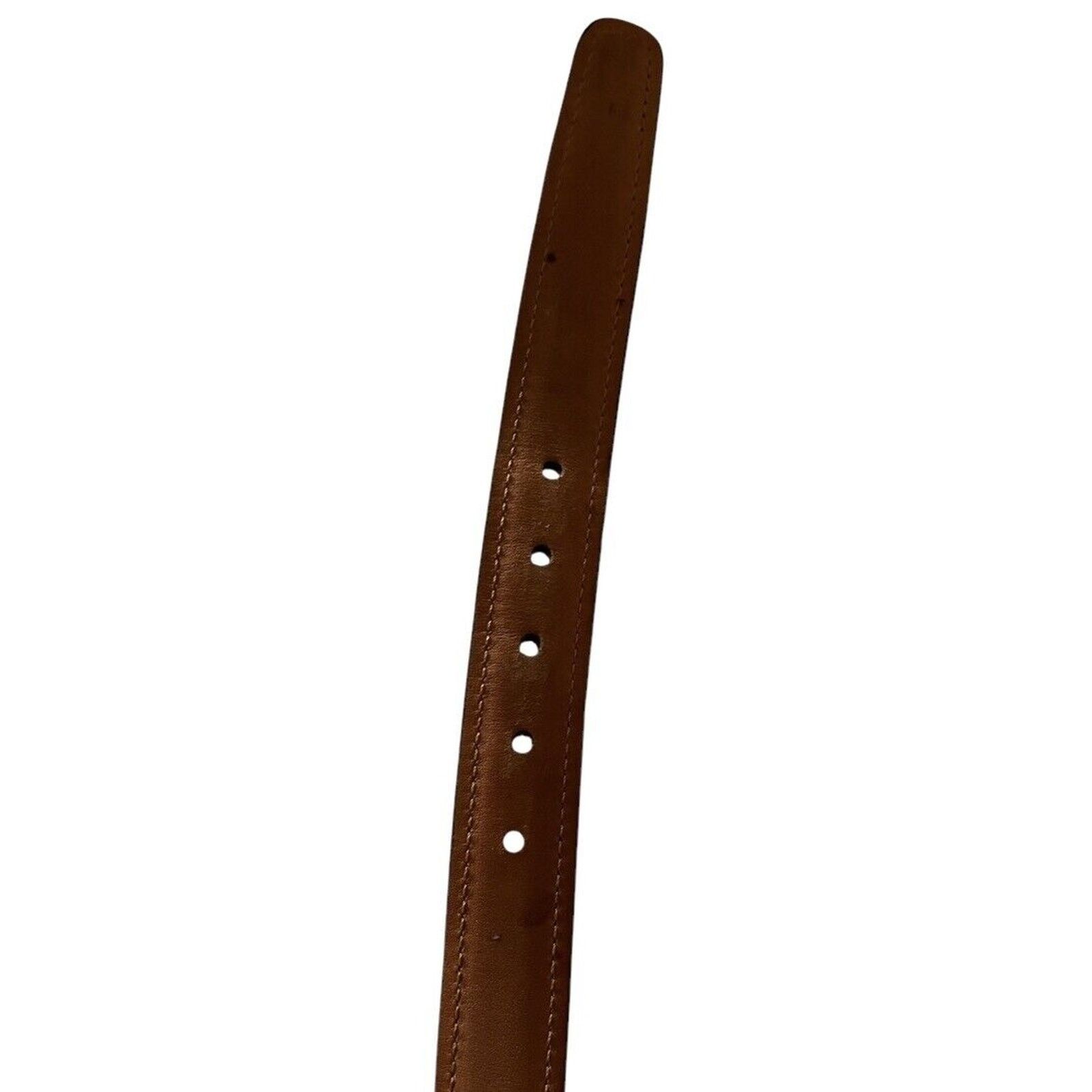 Neiman Marcus Neiman Marcus Brown Leather Handfinished Veal Sides Belt 36 Size 36 - 8 Thumbnail