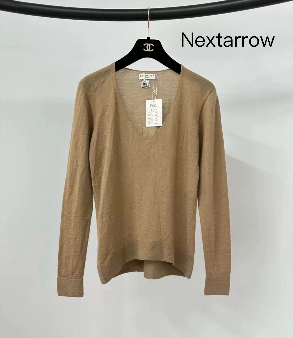 Balenciaga Balenciaga cashmere base sweater Size US S / EU 44-46 / 1 - 1 Thumbnail