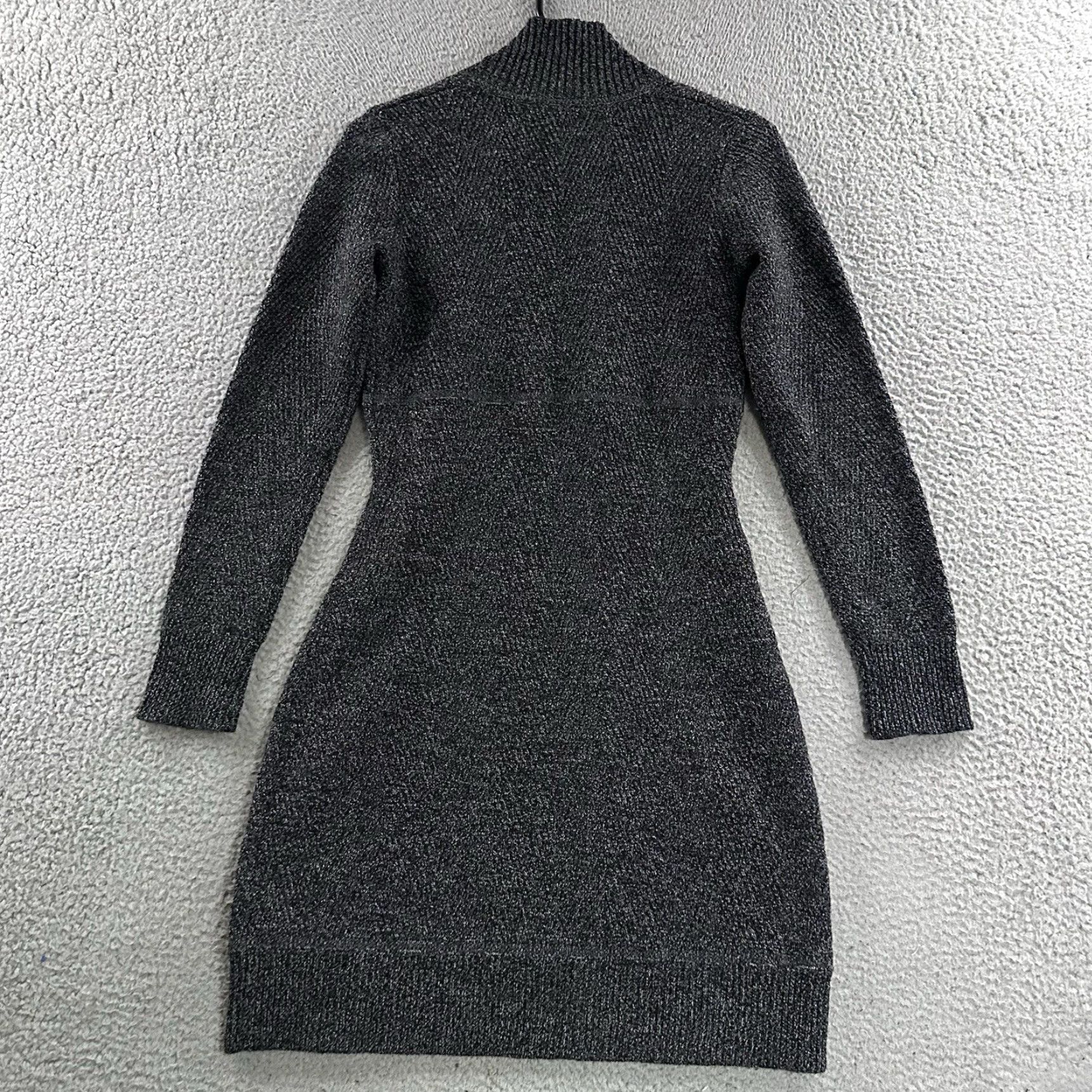 Athleta Athleta Womens Dress Black Marled Size XS Innsbrook Wool Blend Sweater Dress Size XS / US 0-2 / IT 36-38 - 7 Thumbnail