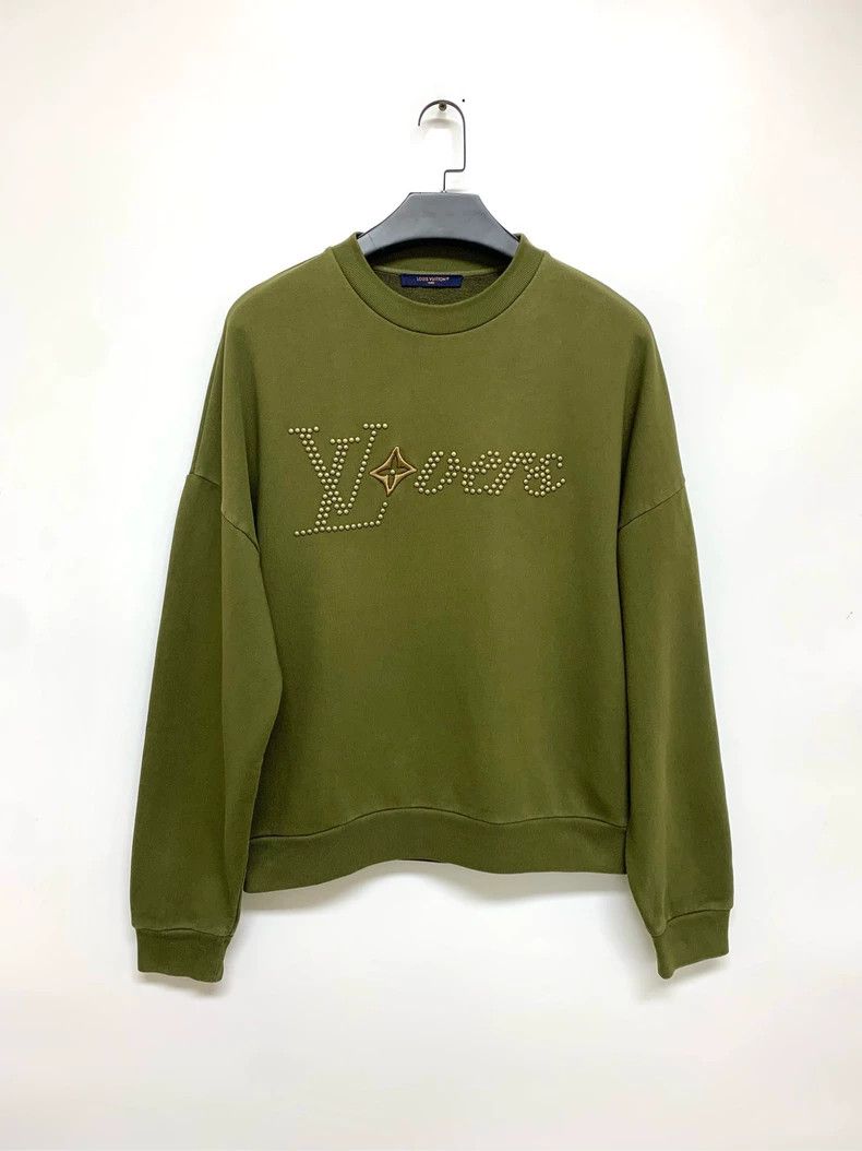 Louis Vuitton LV x Pharrell Williams Studded Letter Sweatshirt - dmc Size US S / EU 44-46 / 1 - 1 Thumbnail