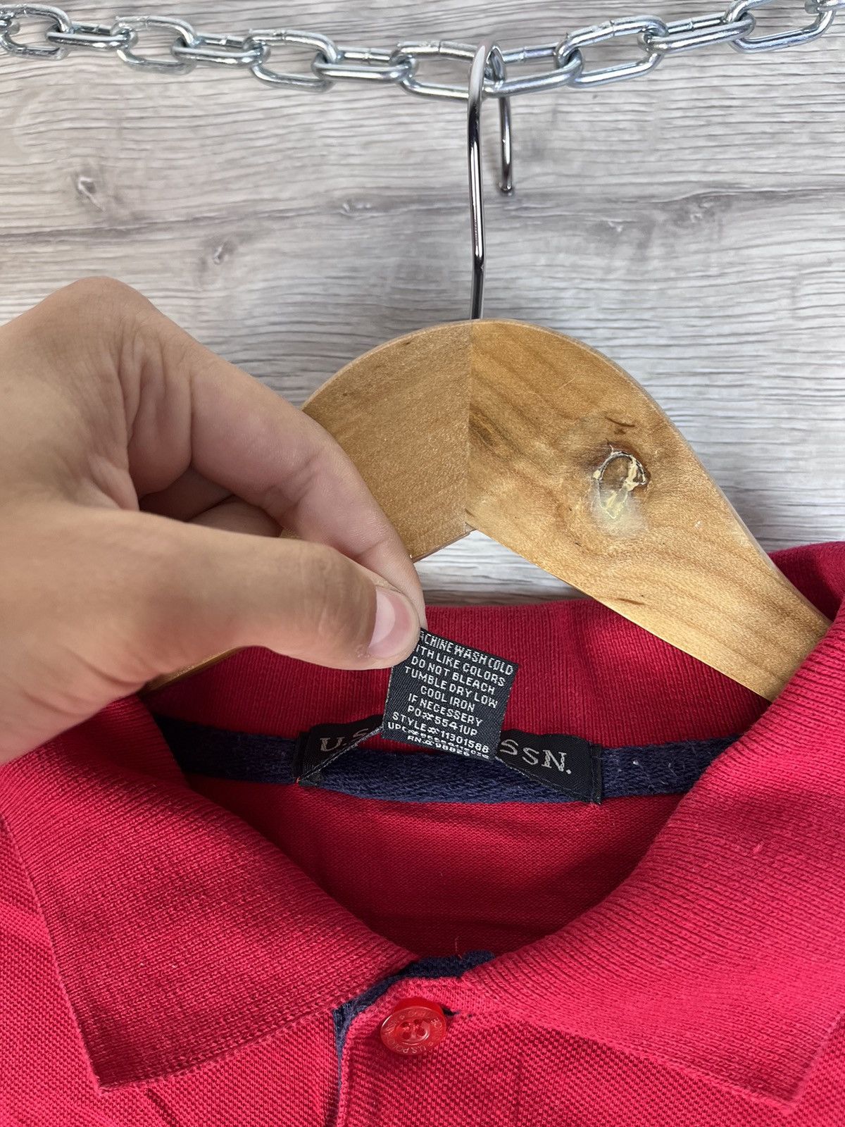 U.S. Polo Assn. vintage men's long sleeve U.S Poloassn #3 size L cotton Size US M / EU 48-50 / 2 - 8 Thumbnail