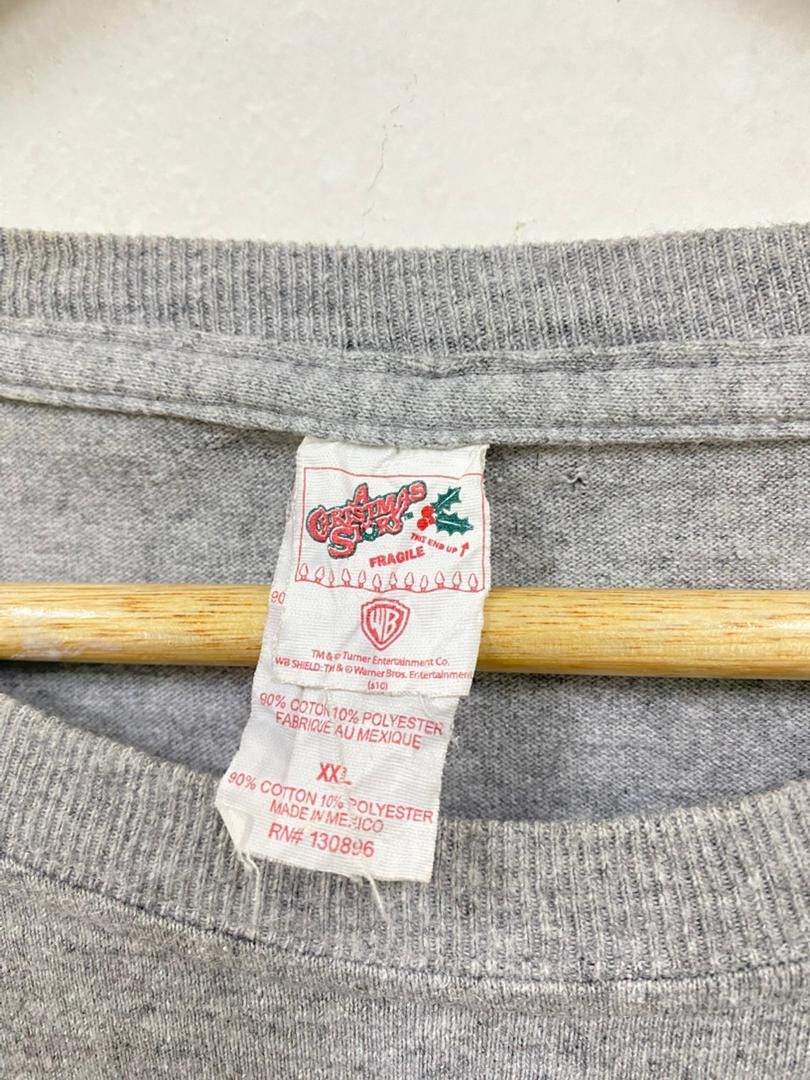 Vintage VTG Y2K A CHRISTMAS STORY MOVIE tee Size US XXL / EU 58 / 5 - 6 Thumbnail
