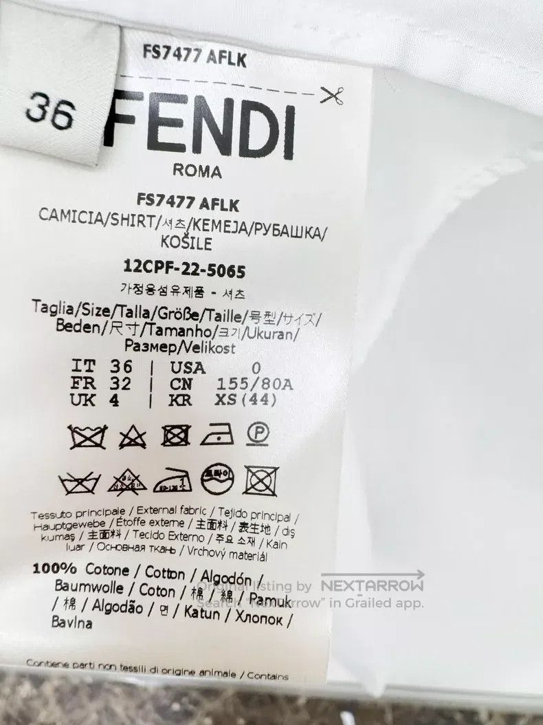 Fendi Fendi Shirt Size 4XL / US 24-26 - 5 Thumbnail