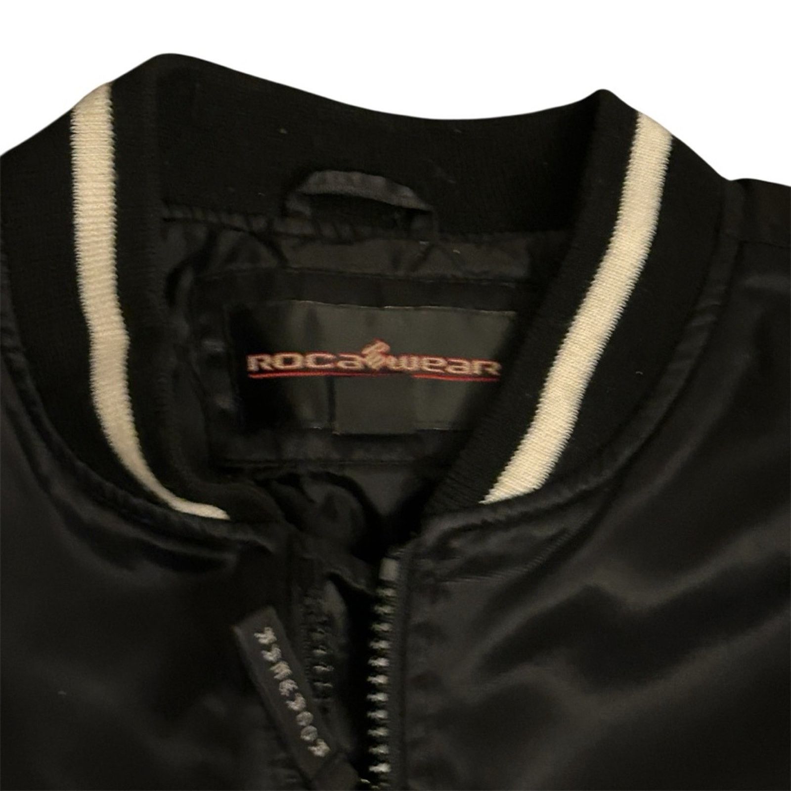 Rocawear Y2K Vintage RocaWear Logo Spell Out Varsity SBomber Jacket Size US M / EU 48-50 / 2 - 6 Thumbnail
