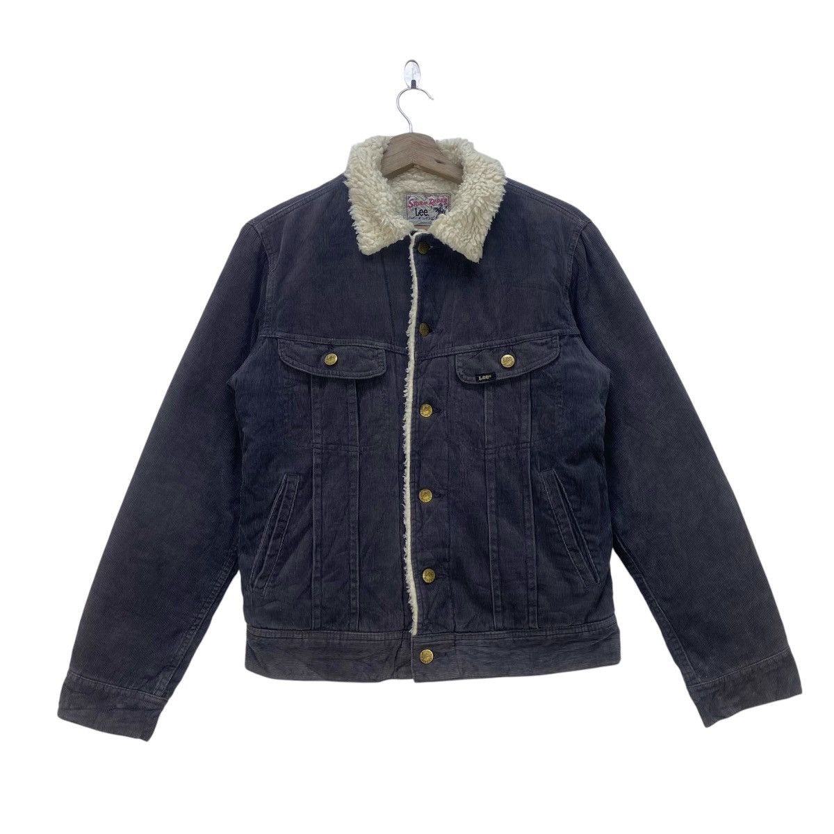 Lee Vintage Lee Storm Rider Corduroy Sherpa Trucker Jacket Size US S / EU 44-46 / 1 - 1 Thumbnail