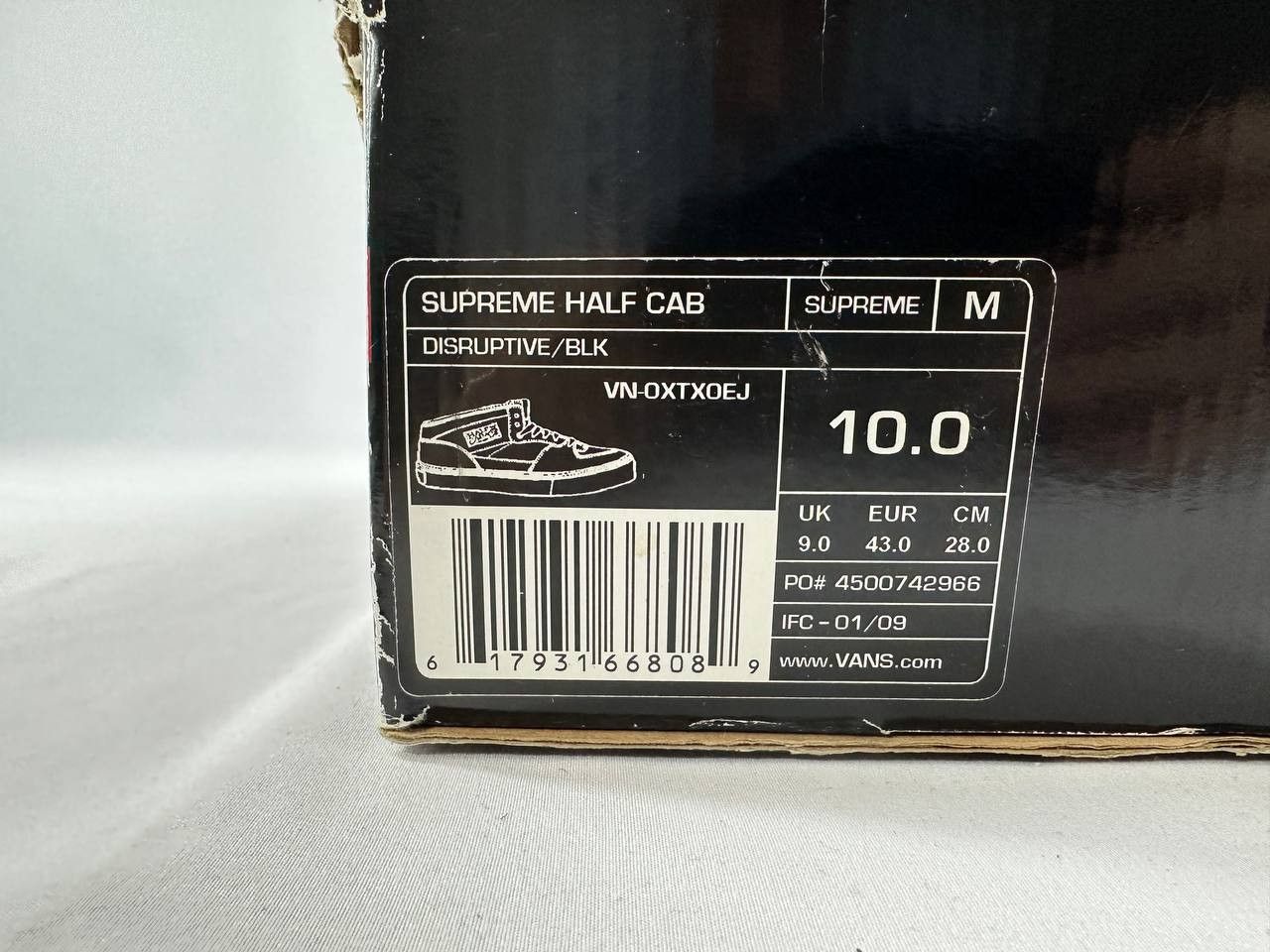 Supreme × Vans VANS Supreme HALF CAB TV Static Notebook 2009 Size US 10 / EU 43 - 16 Thumbnail