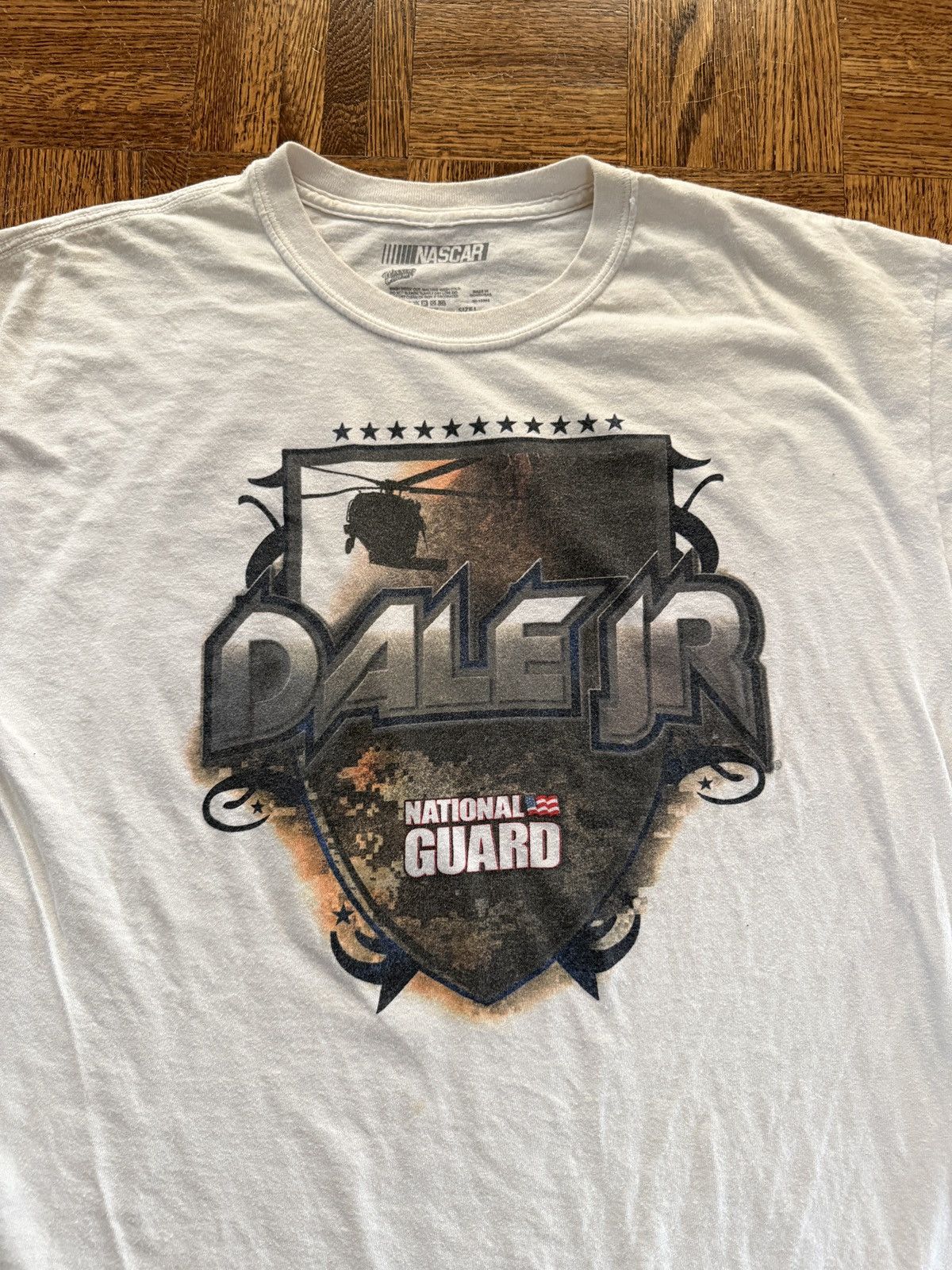 NASCAR Vintage Y2K Dale Earnhardt Jr. National Guard Graphic Tee Size US L / EU 52-54 / 3 - 3 Thumbnail