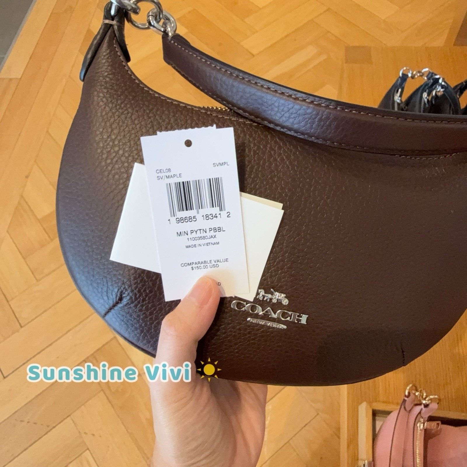 Coach NWT Coach Mini Payton Bag CEL08 Refined leather maple Size ONE SIZE - 6 Thumbnail