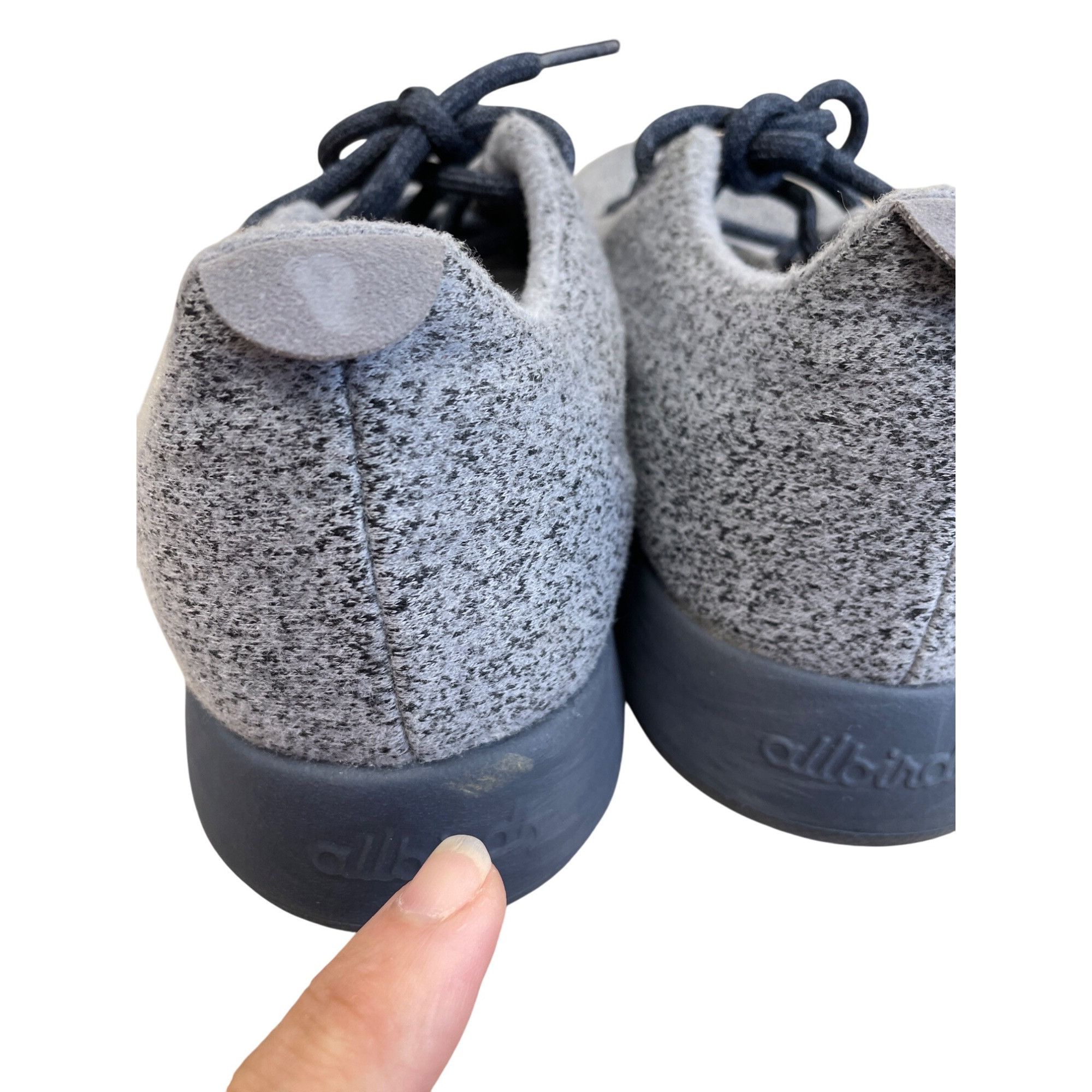 Allbirds Allbirds Mens Gray Wool Running Shoes Sneakers Size 9 SKU 84 Size US 9 / EU 42 - 8 Thumbnail