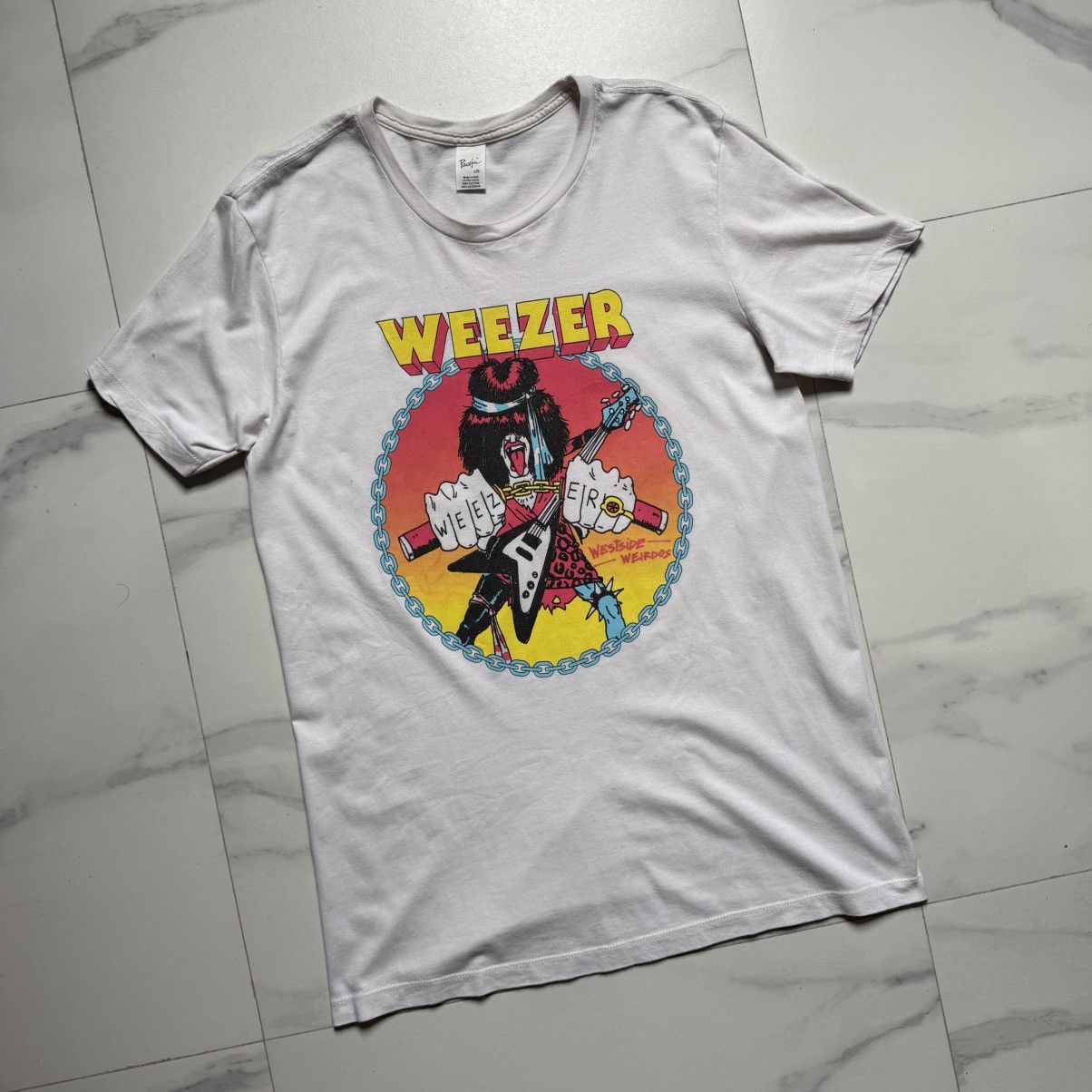 Band Tees × Pacific and Co. Weezer Westside Weirdos T-Shirt Size US L / EU 52-54 / 3 - 3 Thumbnail