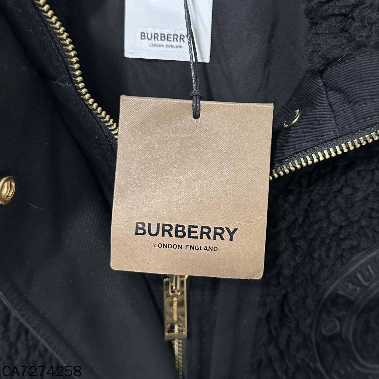 Burberry Burberry logo wool blend fleece jacket women's UK6 new Size XS / US 0-2 / IT 36-38 - 4 Thumbnail
