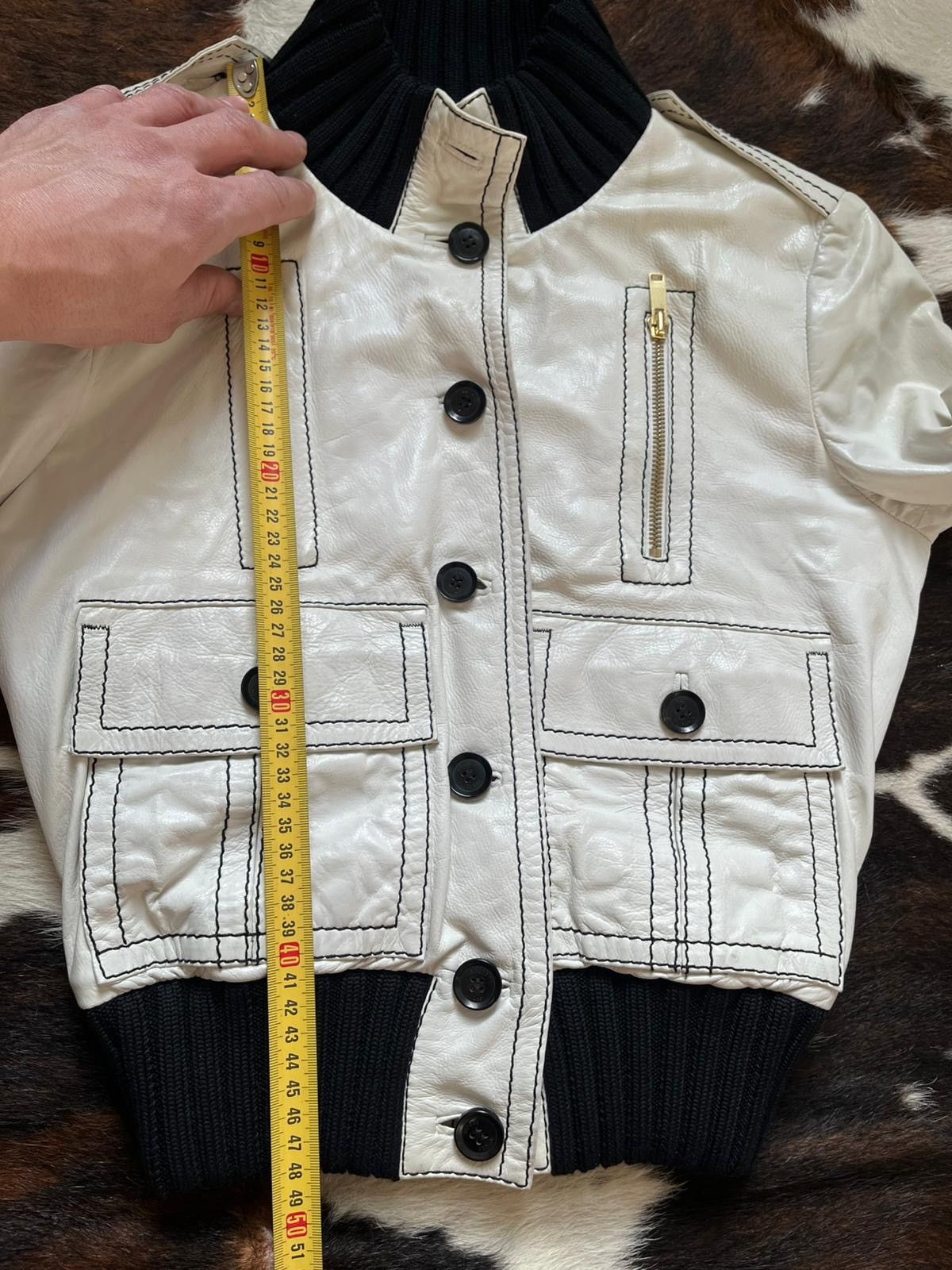 Gucci Gucci 2006 Genuine Leather Pockets Cropped Madonna Jacket Size XS / US 0-2 / IT 36-38 - 15 Thumbnail