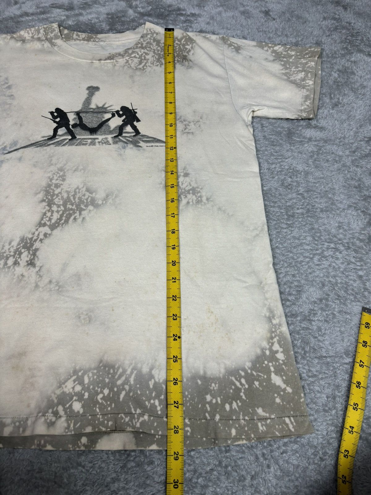 Vintage Vintage 90"s Acidwash Movie Planet Of The Apes Size US L / EU 52-54 / 3 - 11 Thumbnail