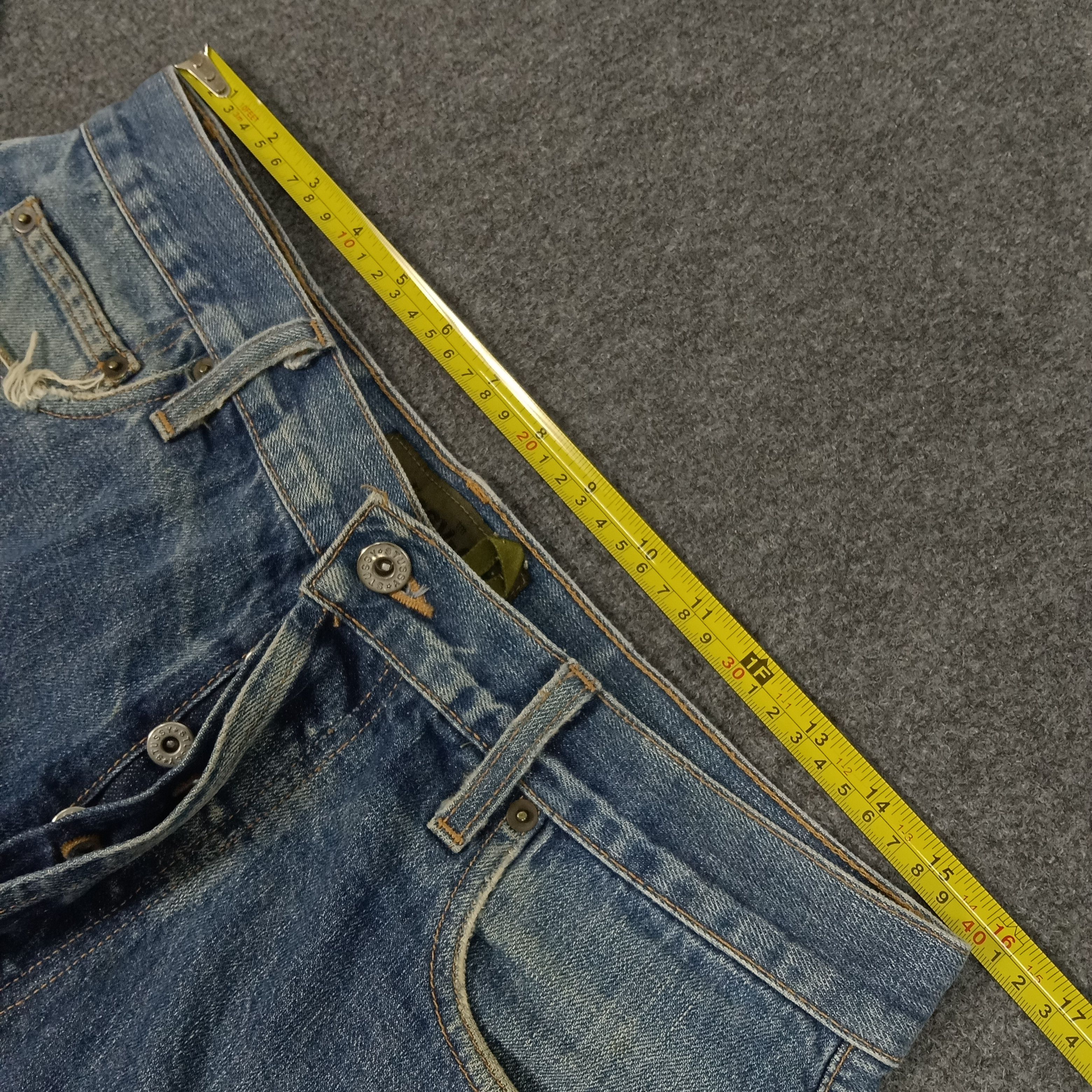 Stussy × Vintage Stussy Streetwear Short Denim Jeans Size US 33 - 4 Thumbnail