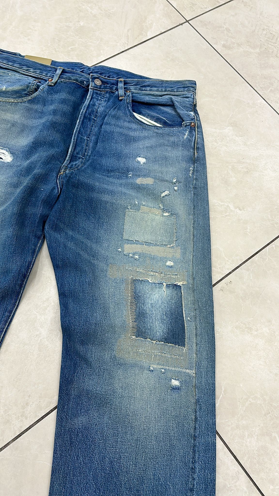 Levi's Vintage Clothing LVC Levi's Vintage Clothing 1955 501XX BigE Selvedge Jeans Size US 38 / EU 54 - 8 Thumbnail