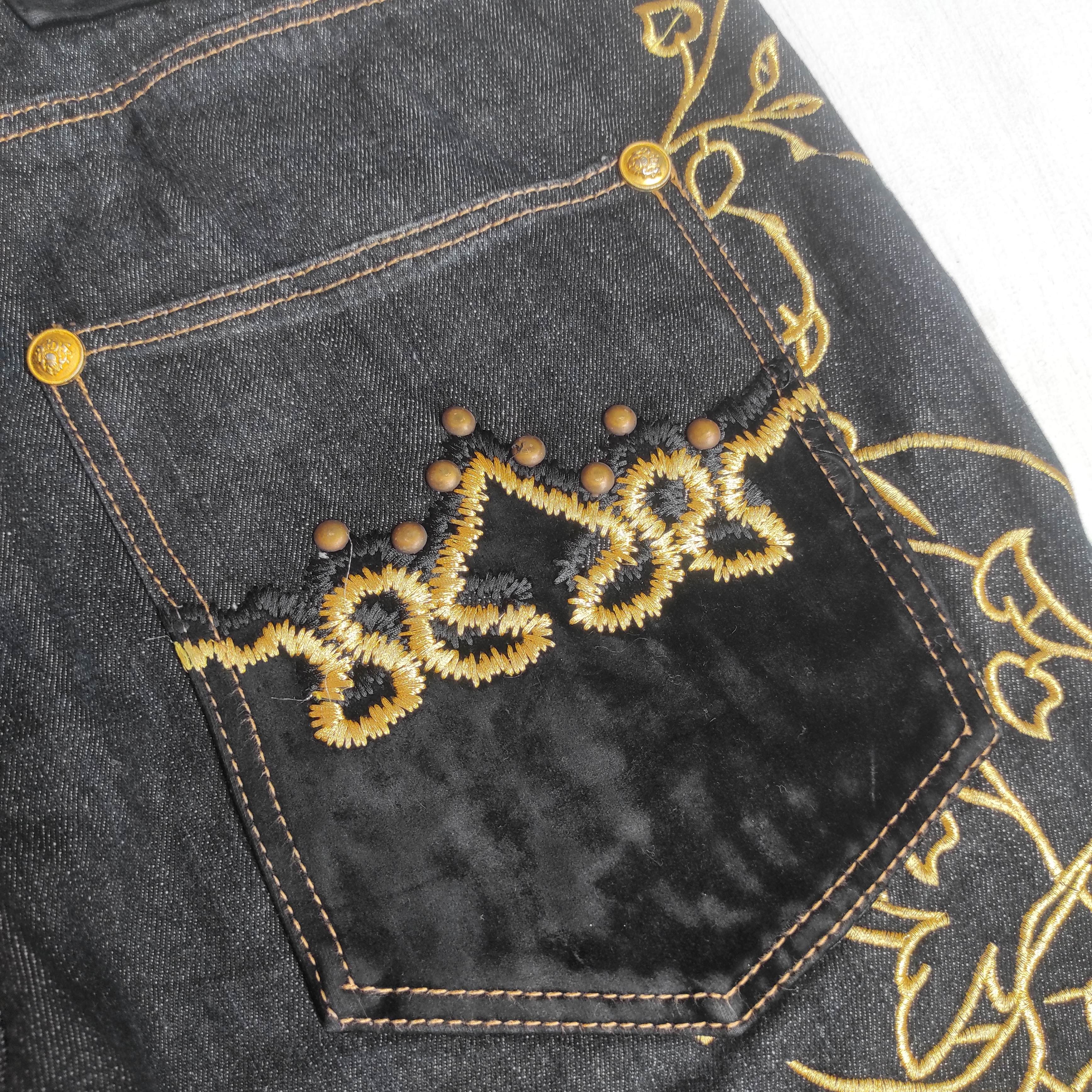 Hysteric Glamour Japanese Brand CROWN HOLDER Baggy Oversized Embroidery Size US 34 / EU 50 - 20 Thumbnail