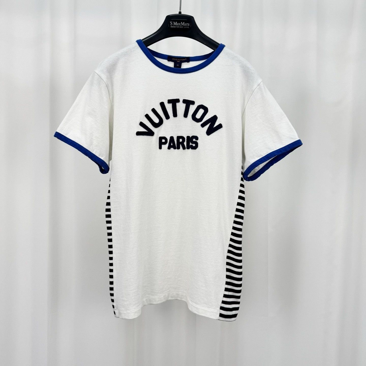 Louis Vuitton Flocked Letter Short Sleeve