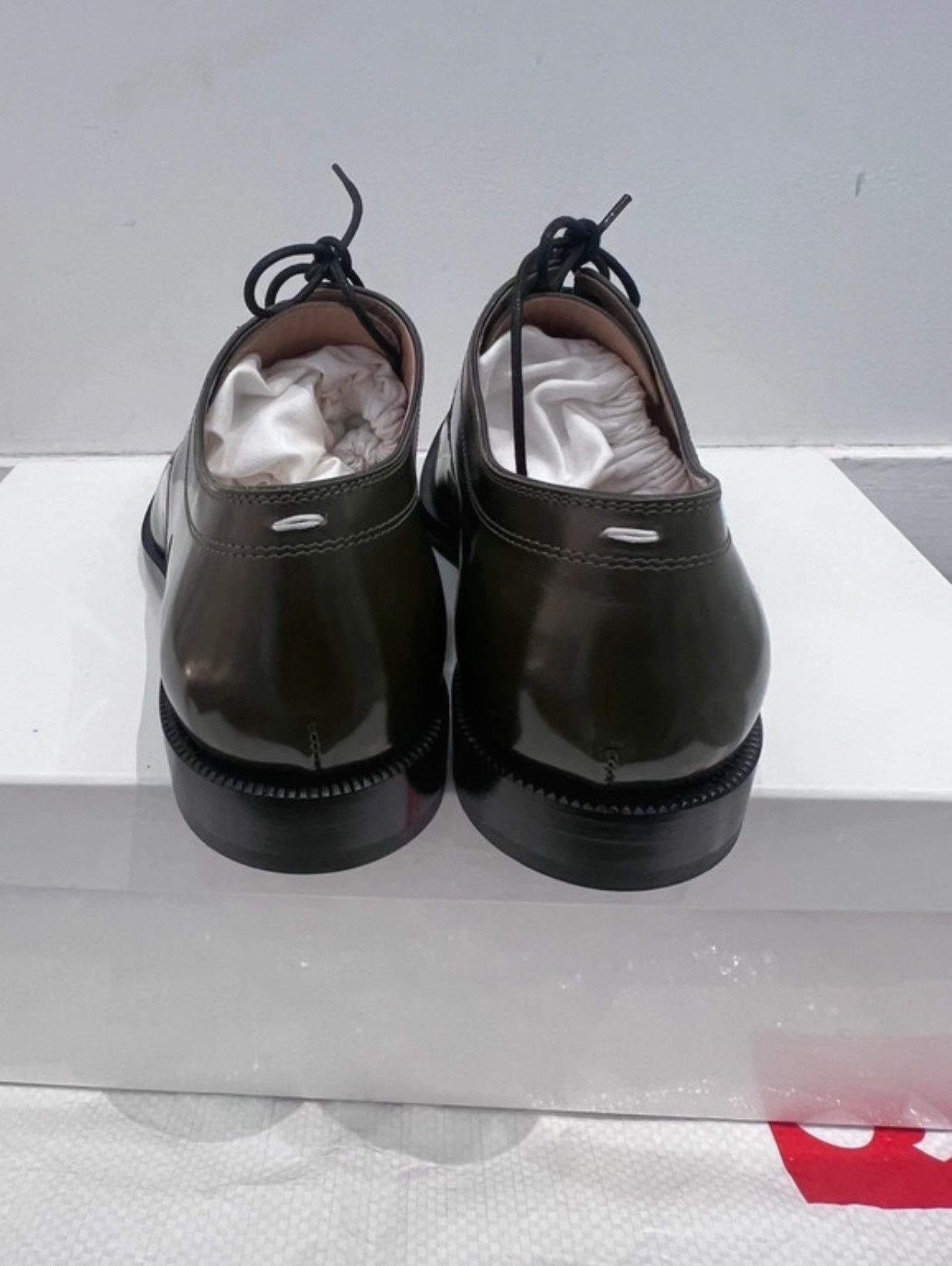 Maison Margiela Tabi lace up olive green Size US 9 / IT 39 - 5 Thumbnail