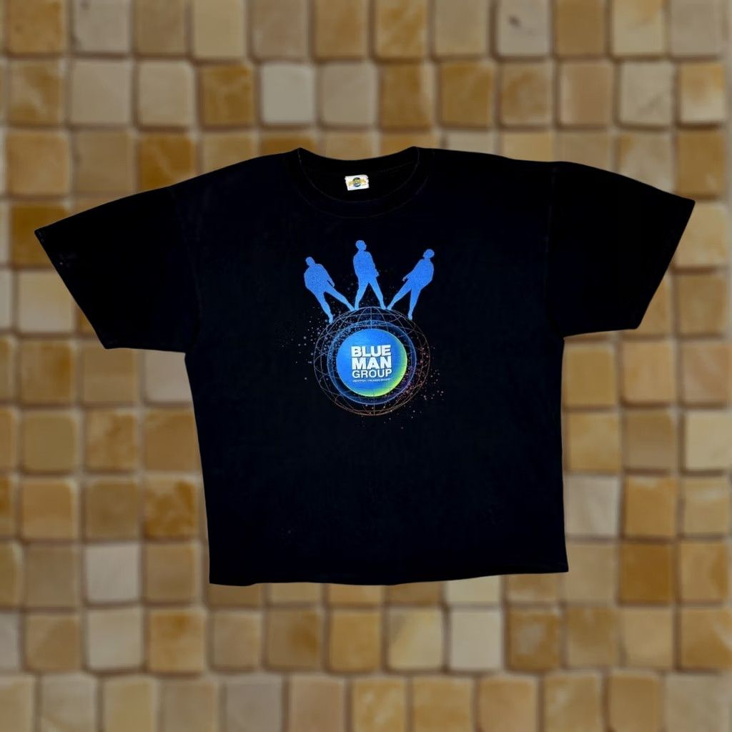 Vintage VINTAGE Universal Orlando Blue Man Group USA Tourist Graphic Black T-Shirt XL Mens Short Sleeve Cotton New title Size US XL / EU 56 / 4 - 1 Thumbnail