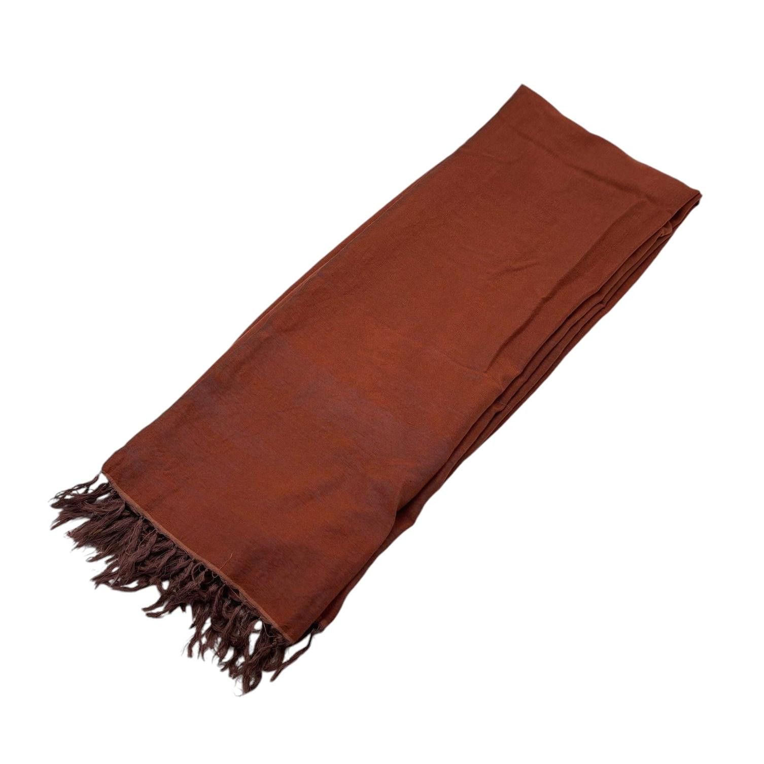 Designer Gabriele Sanders Cashmere Silk Pashmina Shawl Wrap Fringed Size ONE SIZE - 3 Thumbnail