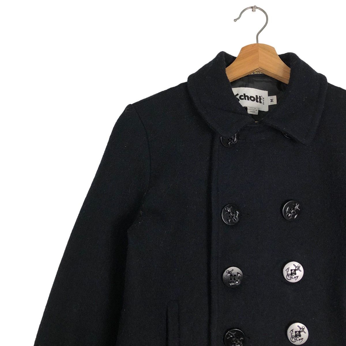 Schott 🔥Vintage Wool Duffle Jacket Schott Double Breast Size US M / EU 48-50 / 2 - 7 Thumbnail