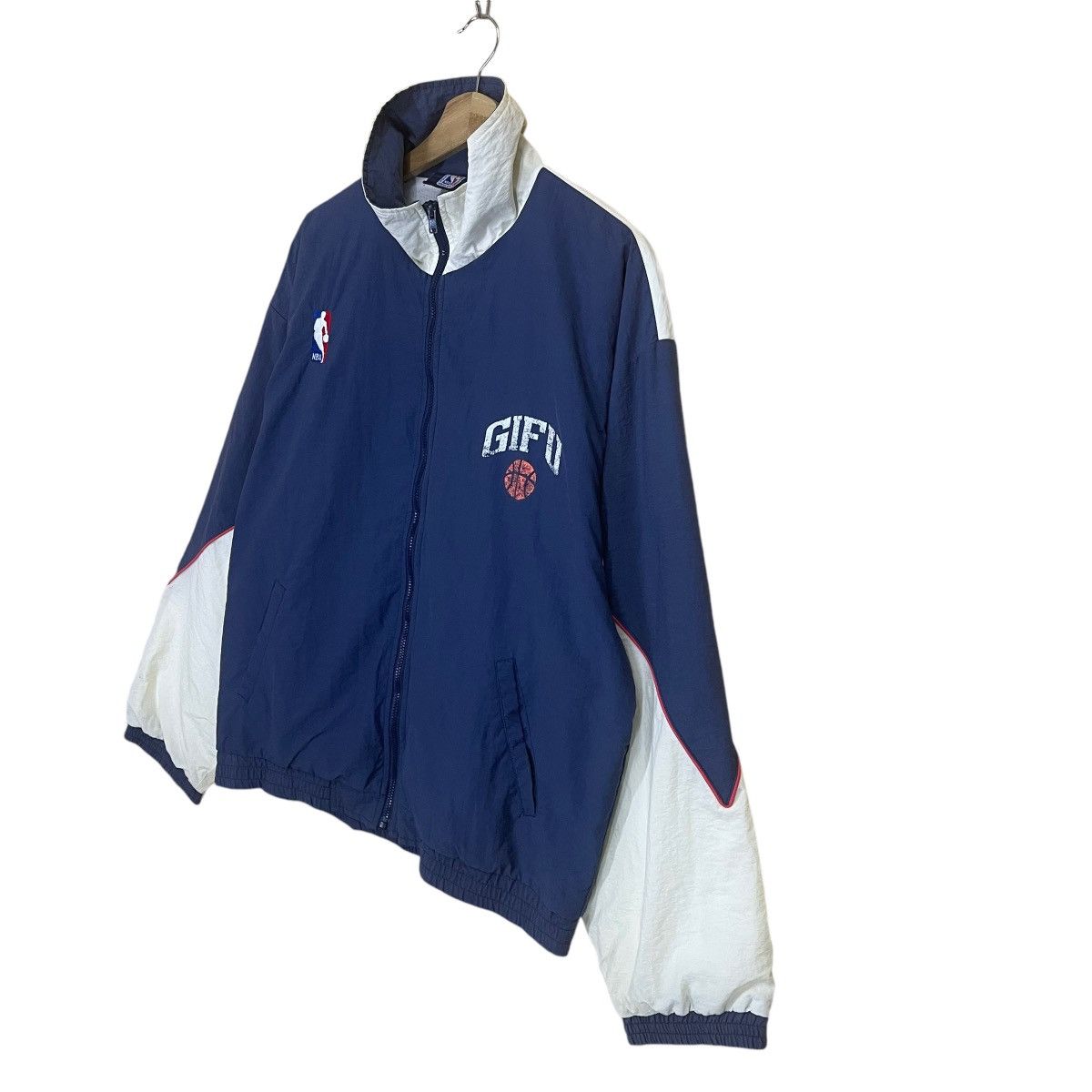 Japanese Brand NBA Japanase Basketball Gifu Team Small Logo Zipper Jacket Size US L / EU 52-54 / 3 - 3 Thumbnail