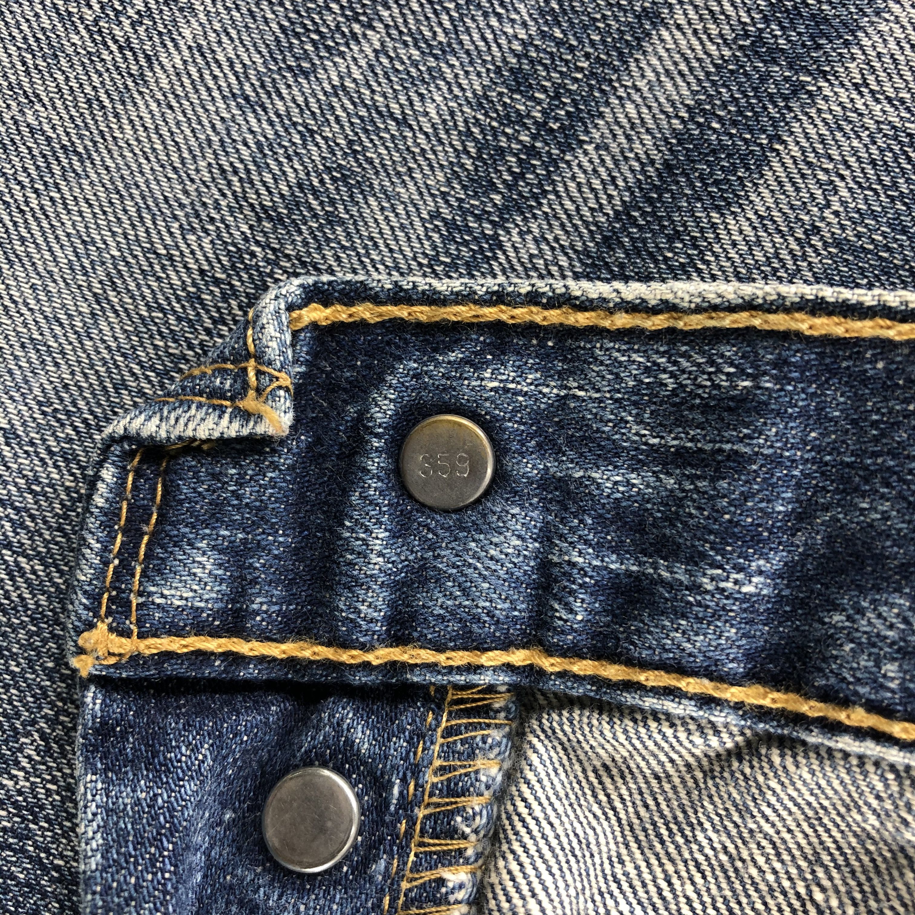 Levi's 90s Vintage Blue Wash Levis 501 Jeans-JM3030 Size US 30 / EU 46 - 15 Thumbnail