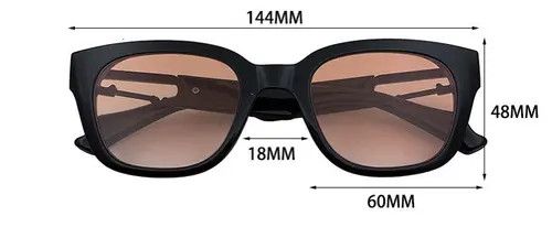 Designer × Vintage Vintage square frame sunglasses Size ONE SIZE - 4 Thumbnail