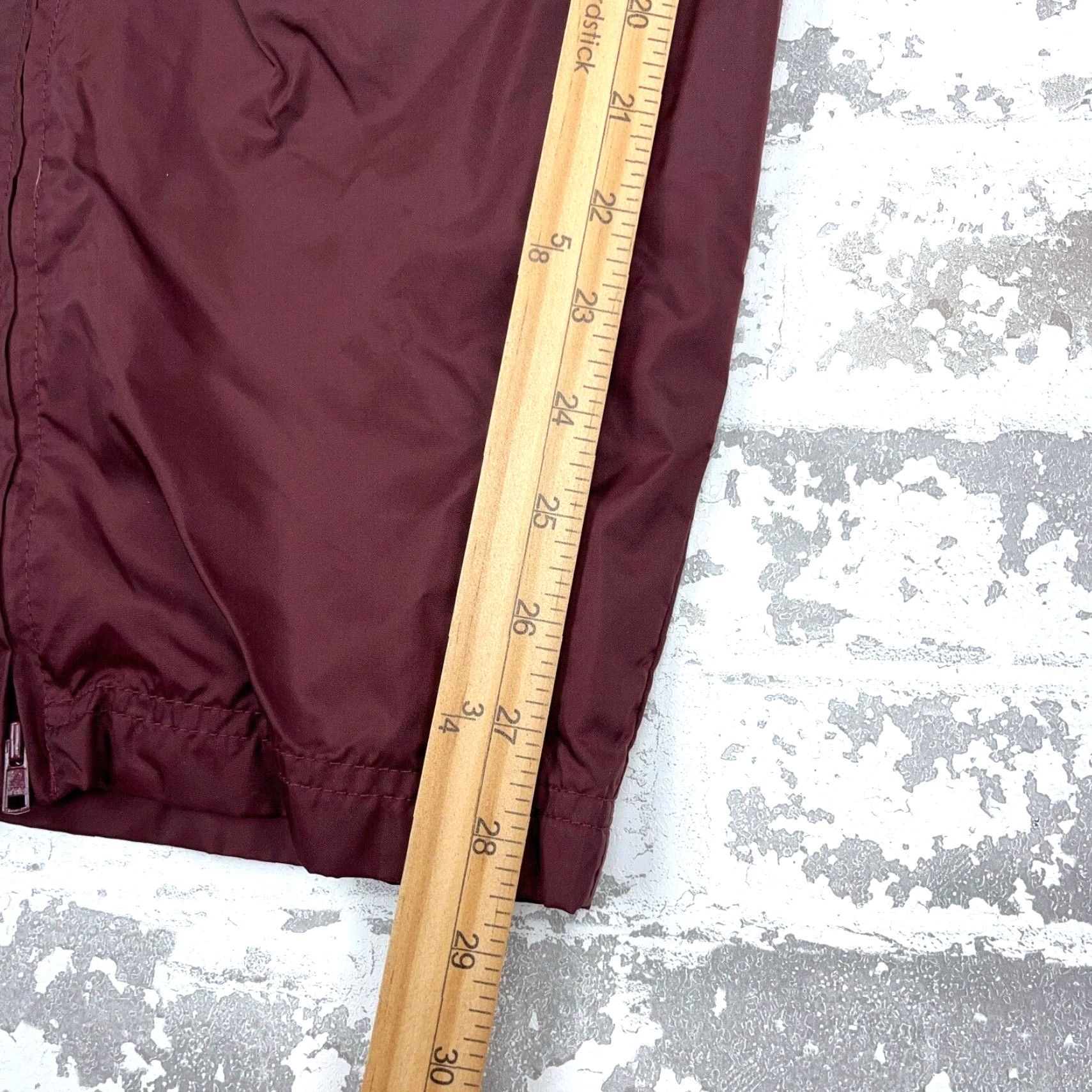 Champion VINTAGE Champion Pants Women Large Maroon Windbreaker Track Suit Joggers Y2K Size 36" / US 14 / IT 50 - 7 Thumbnail