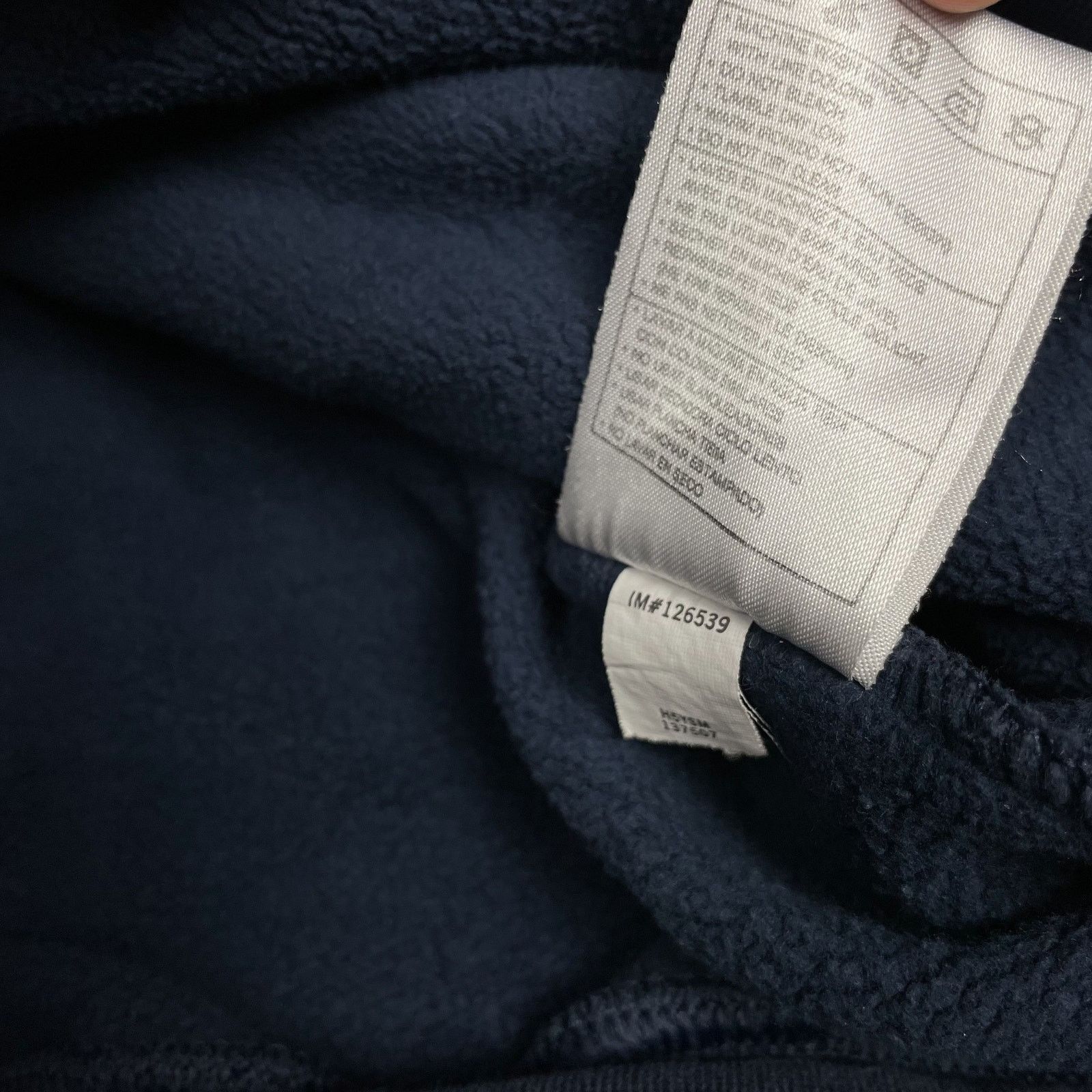 Nike × Vintage Nike Adults Navy Cotton Pullover Basketball Sports Hoodie S Size US S / EU 44-46 / 1 - 8 Thumbnail